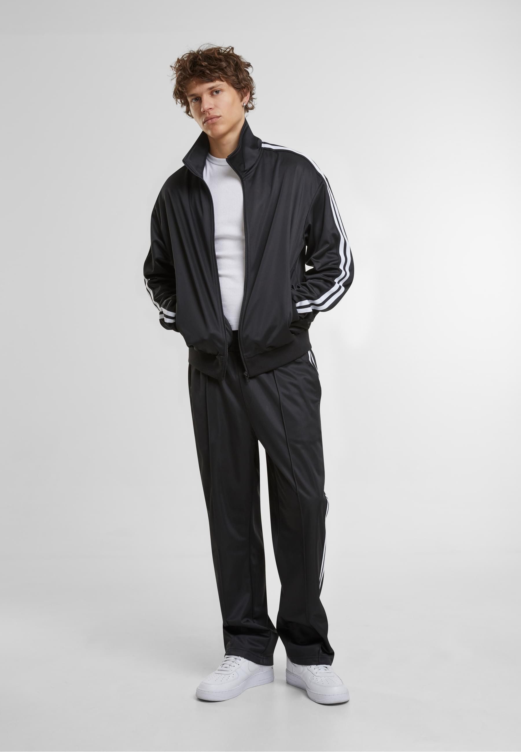 URBAN CLASSICS Trainingsjacke Urban Classics Retro Tricot Track Jacket (1-St)