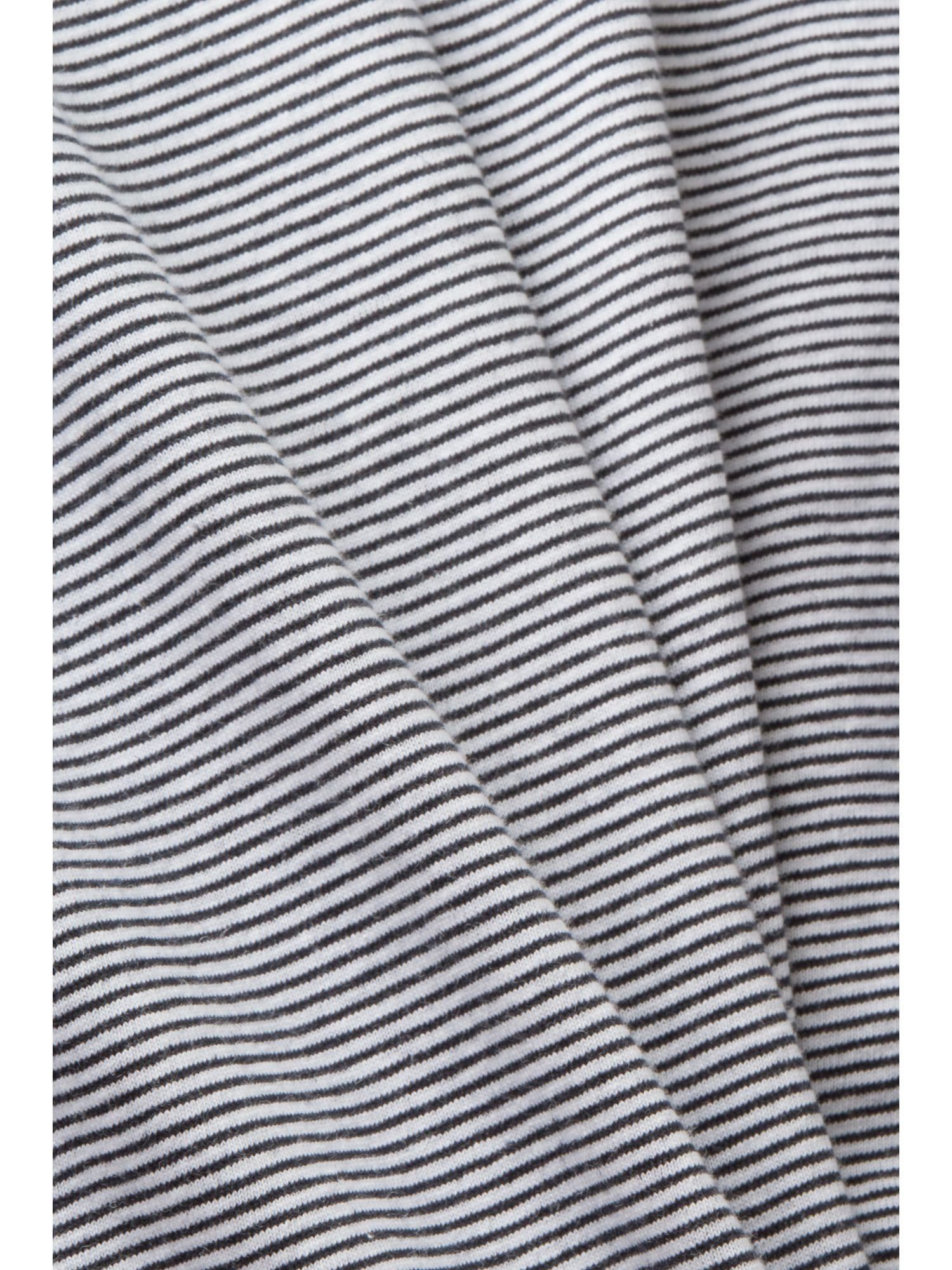 Esprit Collection Poloshirt Gestreiftes NAVY Baumwolle-Leinen-Mix Jersey Poloshirt
