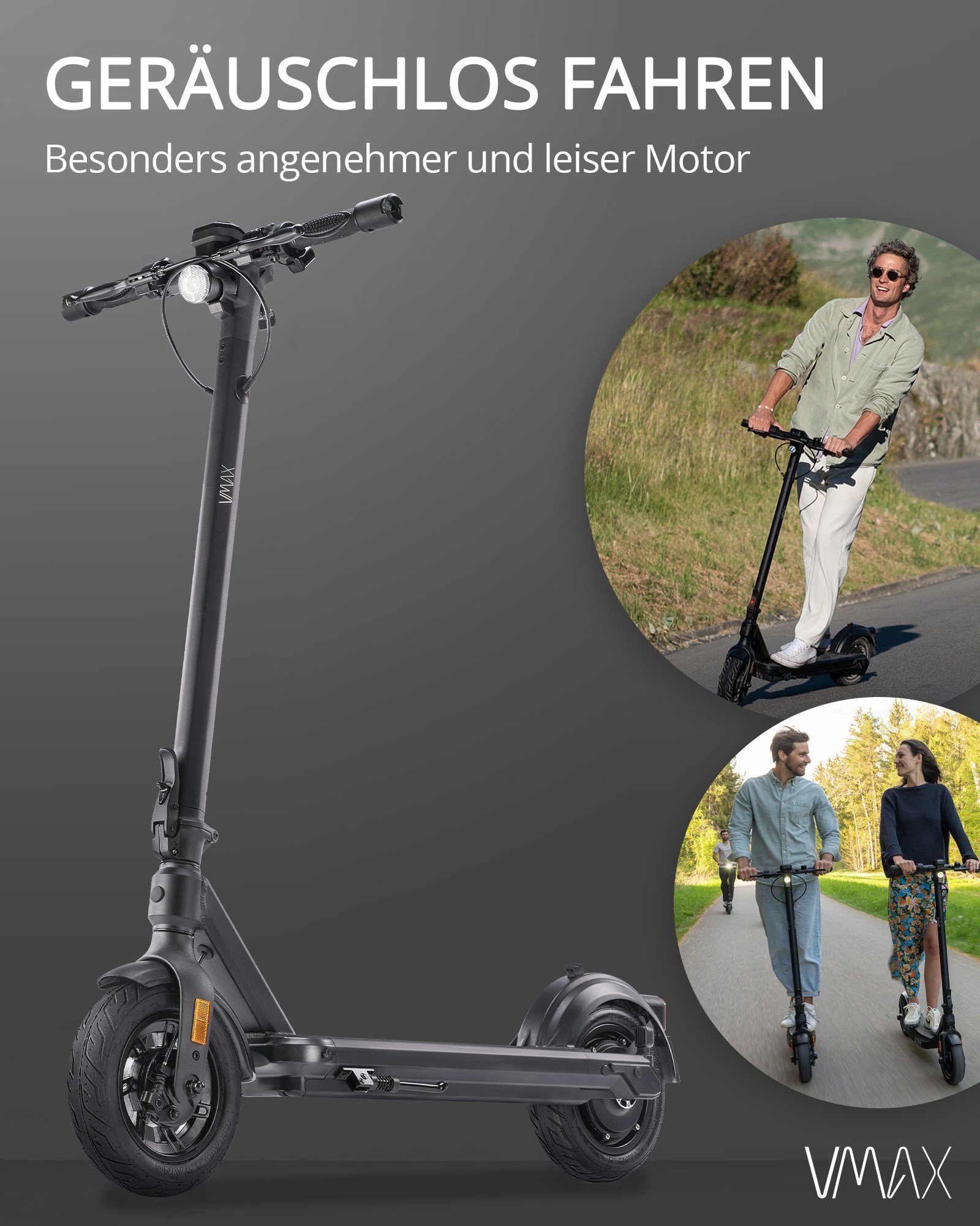 VMAX E-Scooter VX2 PRO 20,00 500,00 ST-B, W, klappbar mit km/h, Straßenzulassung