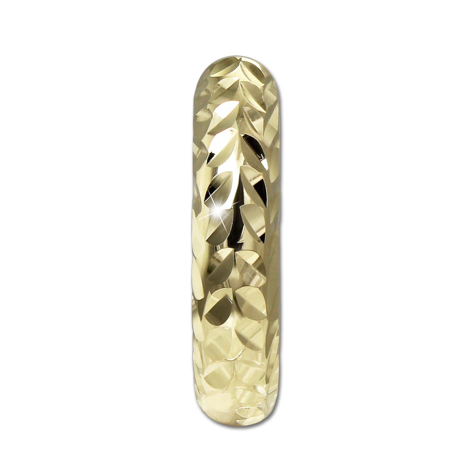GoldDream Paar Creolen GoldDream Creole Cut 18mm Ohrring Gold (Creolen), Da günstig online kaufen