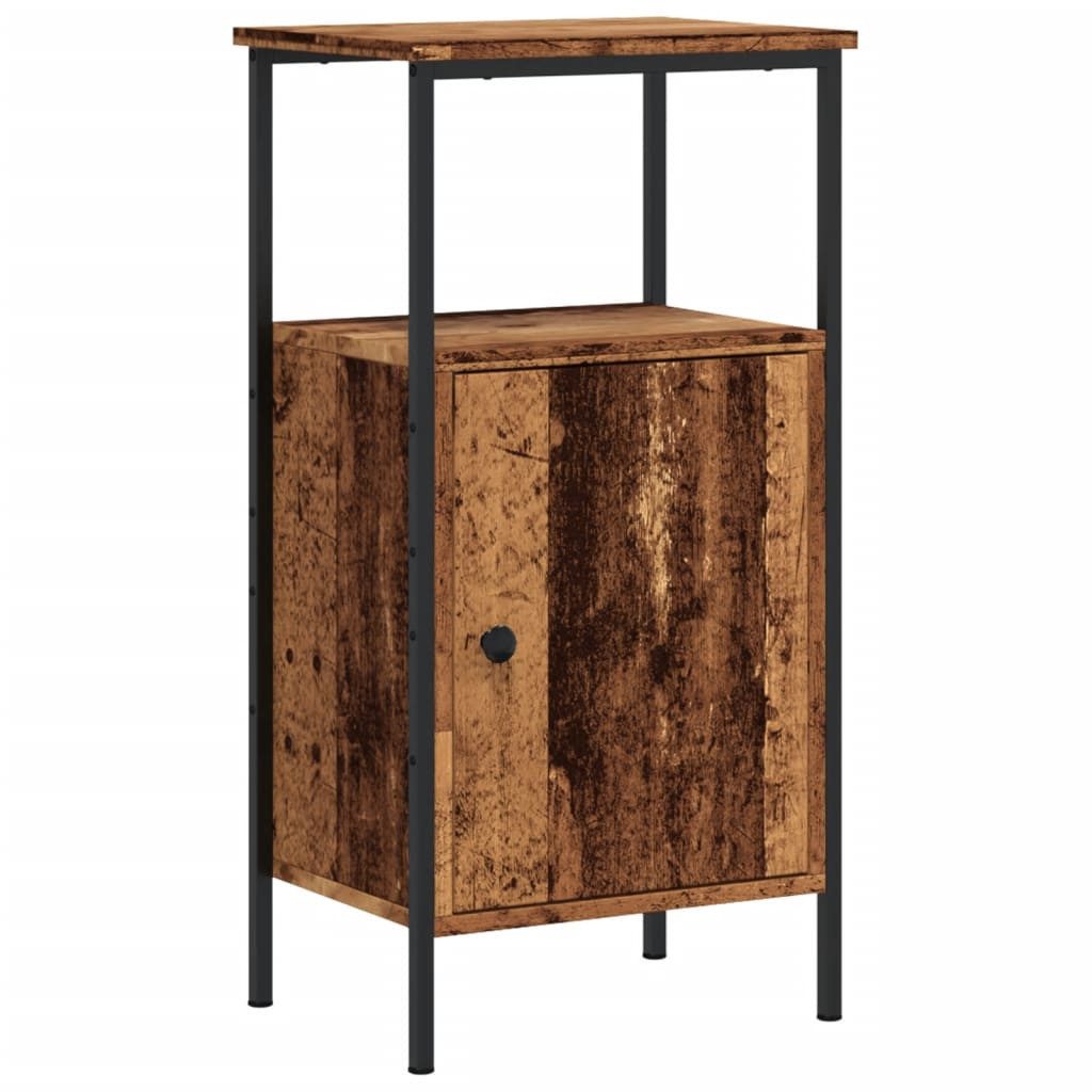 vidaXL Nachttisch Nachttisch Altholz-Optik 41x31x80 cm günstig online kaufen
