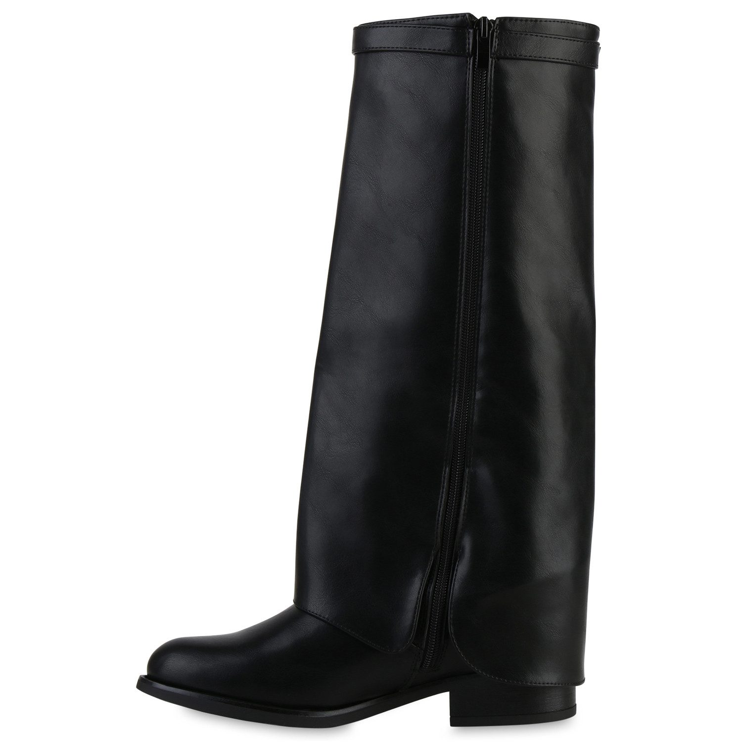 VAN HILL 841788 Stiefel Damen Gefüttert Klassische Stiefel Schnallen Leder- günstig online kaufen