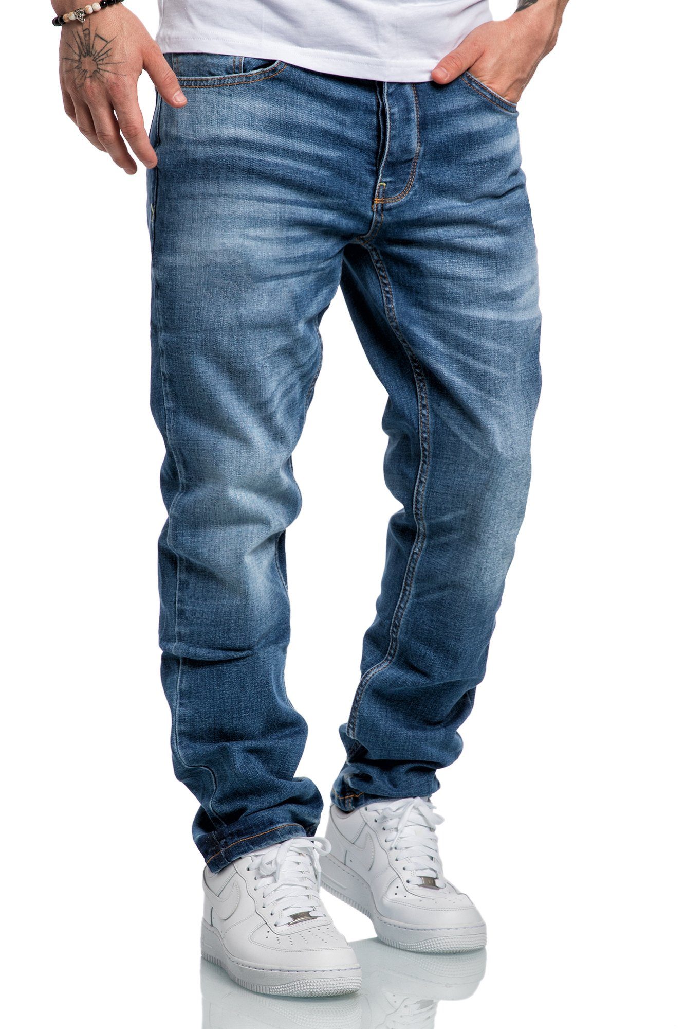 Amaci&Sons Straight-Jeans WICHITA Jeans Regular Slim