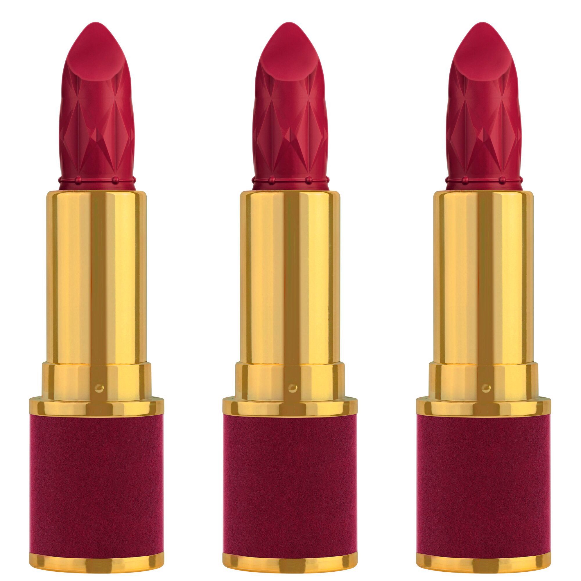 Catrice Lippenstift FESTIVE TREASURES Hydrating Shine Lipstick, 3-tlg., Schimmerndes Finish, feuchtigkeitsspendend und luxuriöse Verpackung!