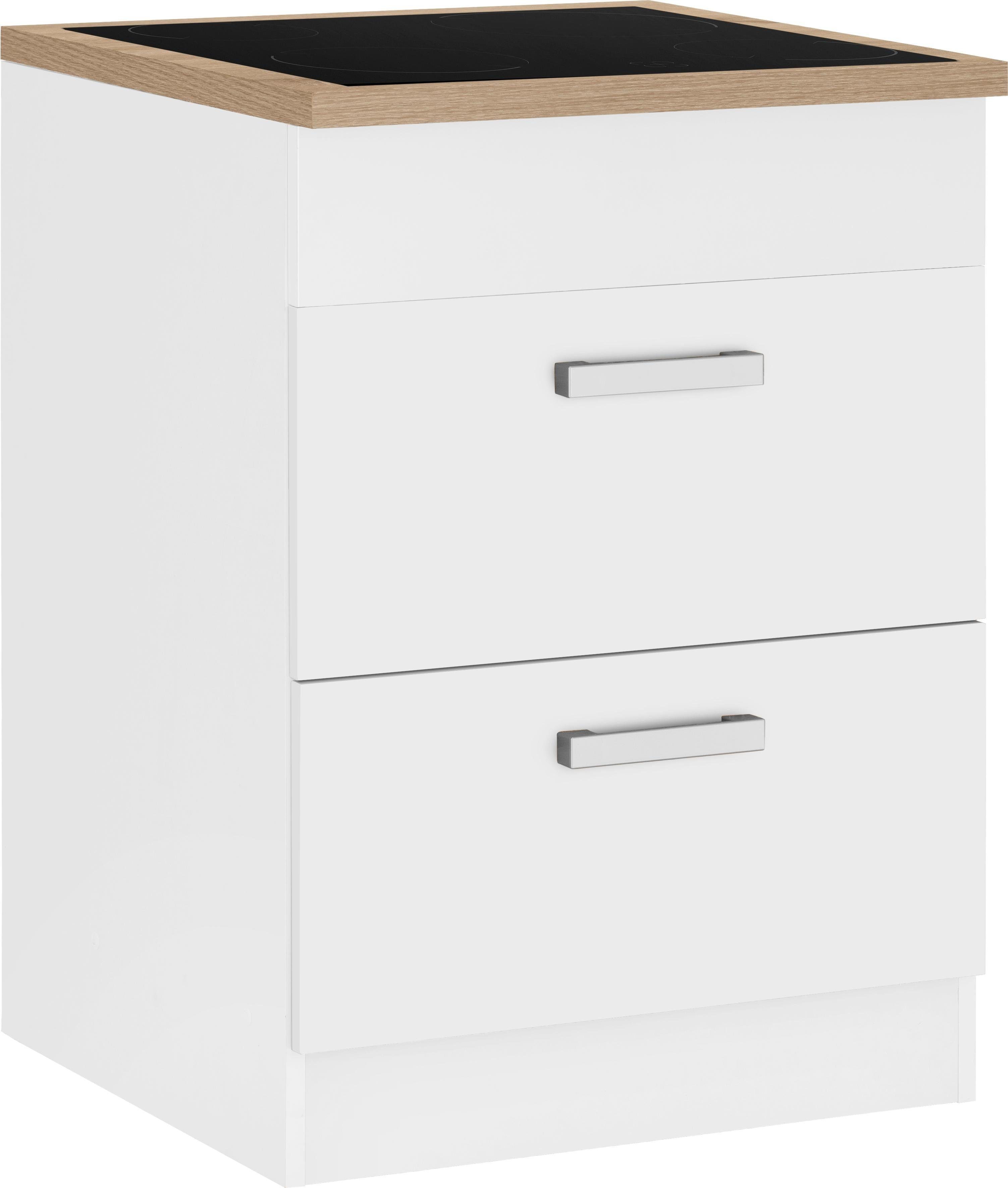 KOCHSTATION Kochfeldumbauschrank KS-Gera Breite 60 cm