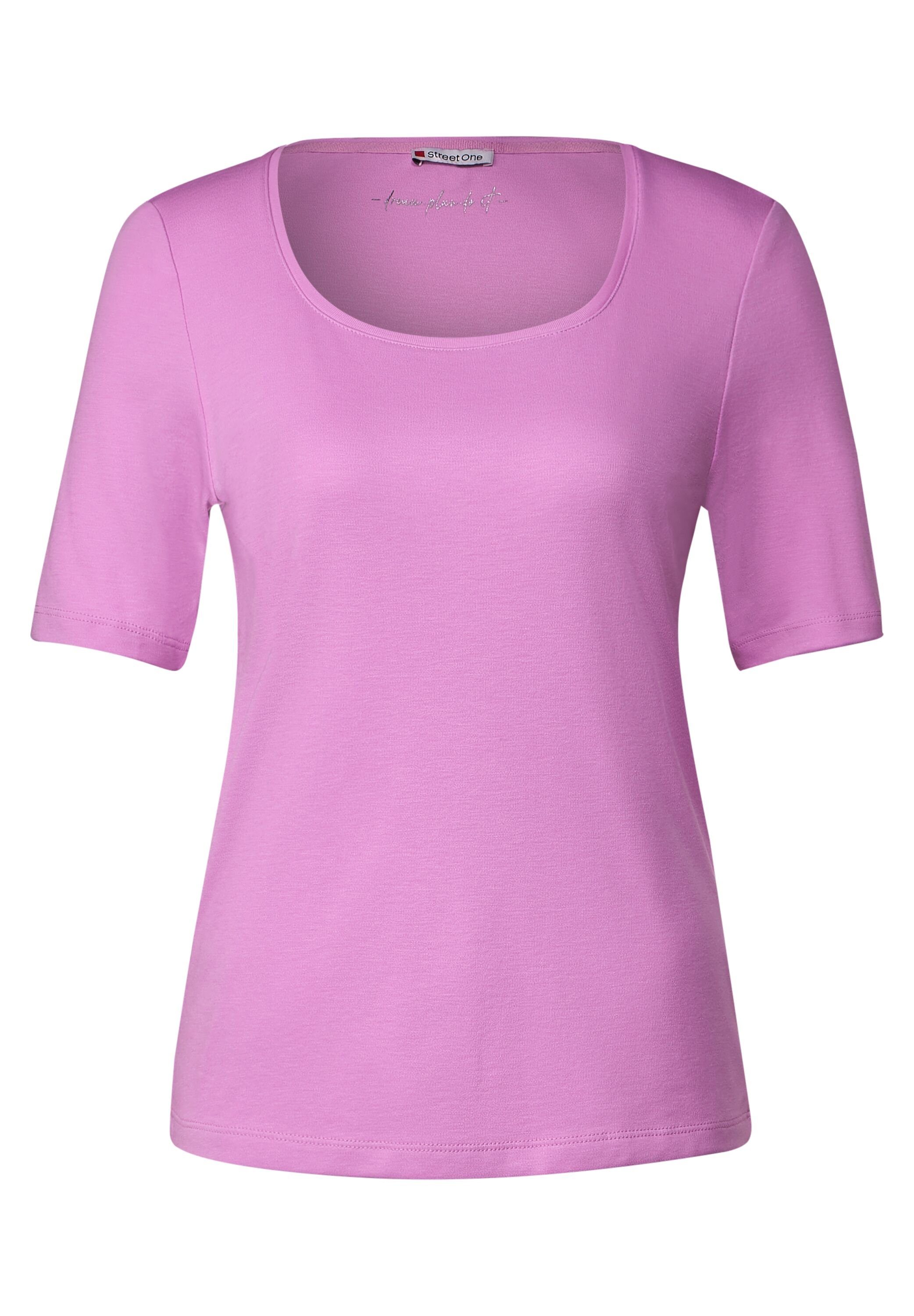 Unifarbe STREET love Rundhalsshirt ONE in rose