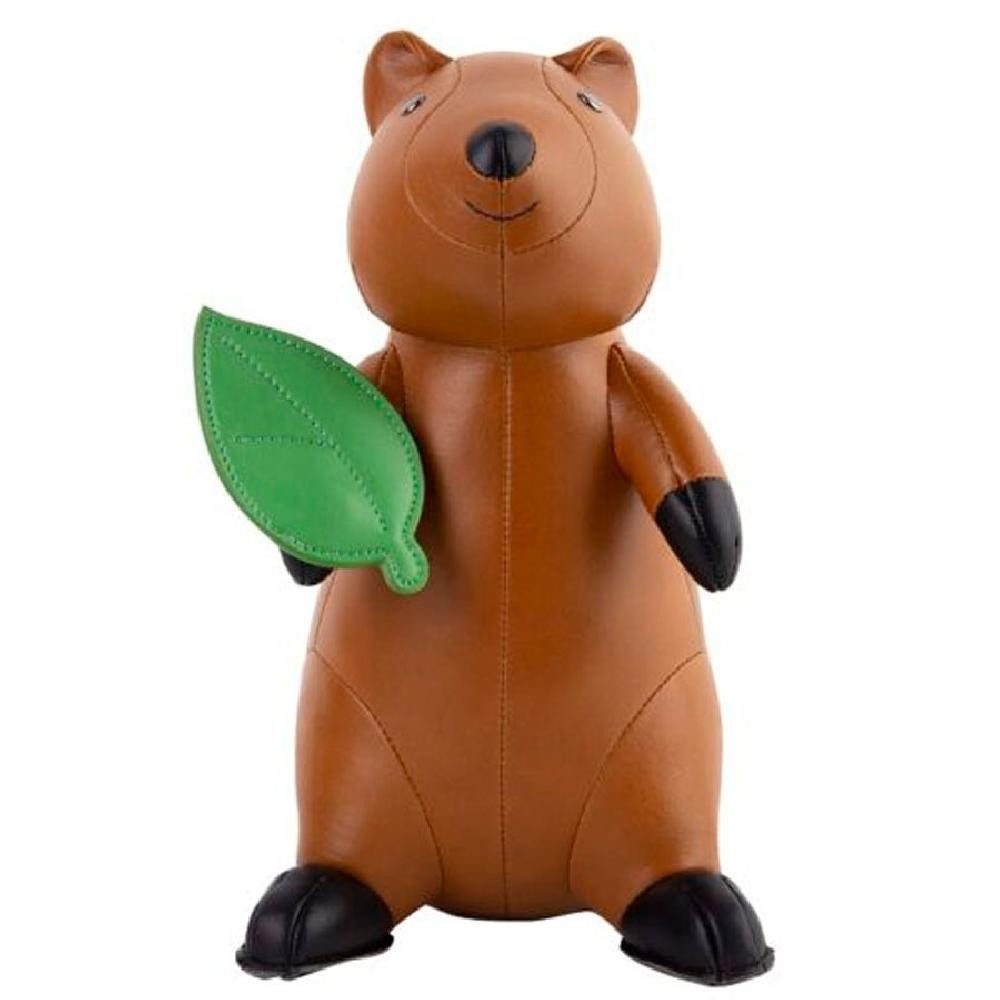Züny Dekofigur Buchstütze Dekorationsobjekt Quokka Tan (1kg)