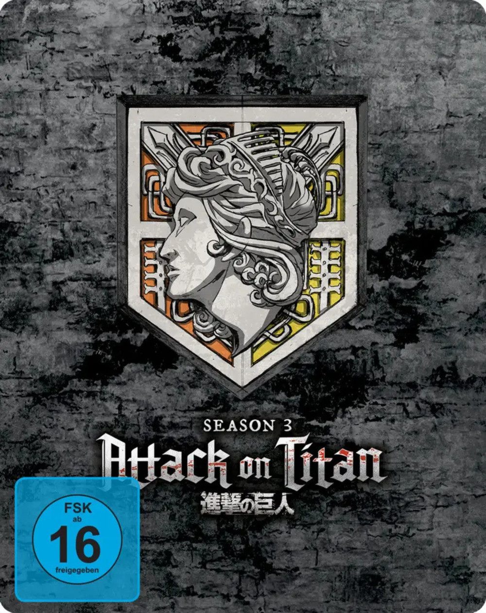 Blu-ray Attack on Titan - Gesamtausgabe - Steelbook. Staffel.3, 4 Blu-ray...