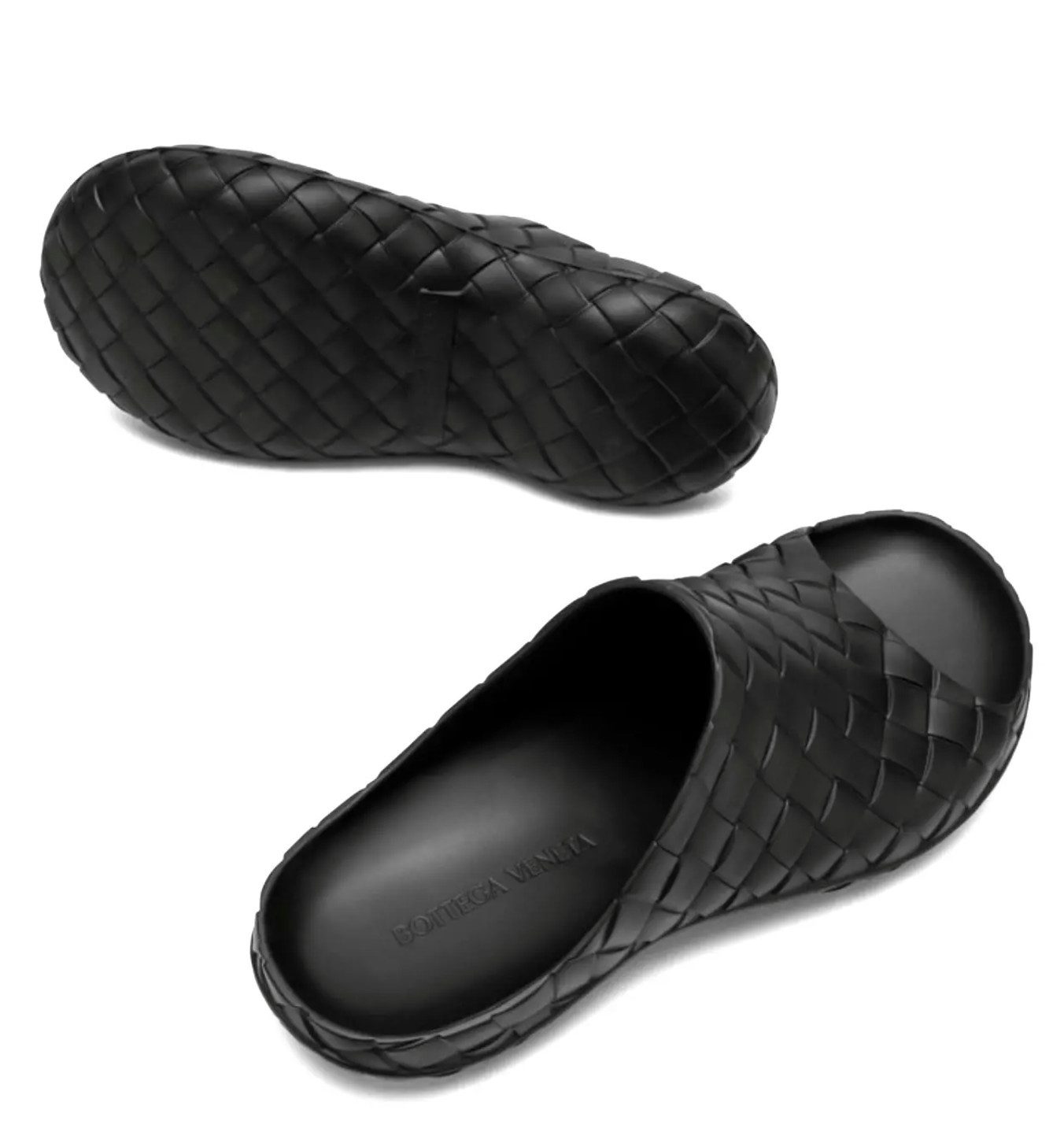 BOTTEGA VENETA Intreccio Sandalen Slides Beebee Schuhe Pantolette Intreccio-Technik, Ergonomische Fußbetten