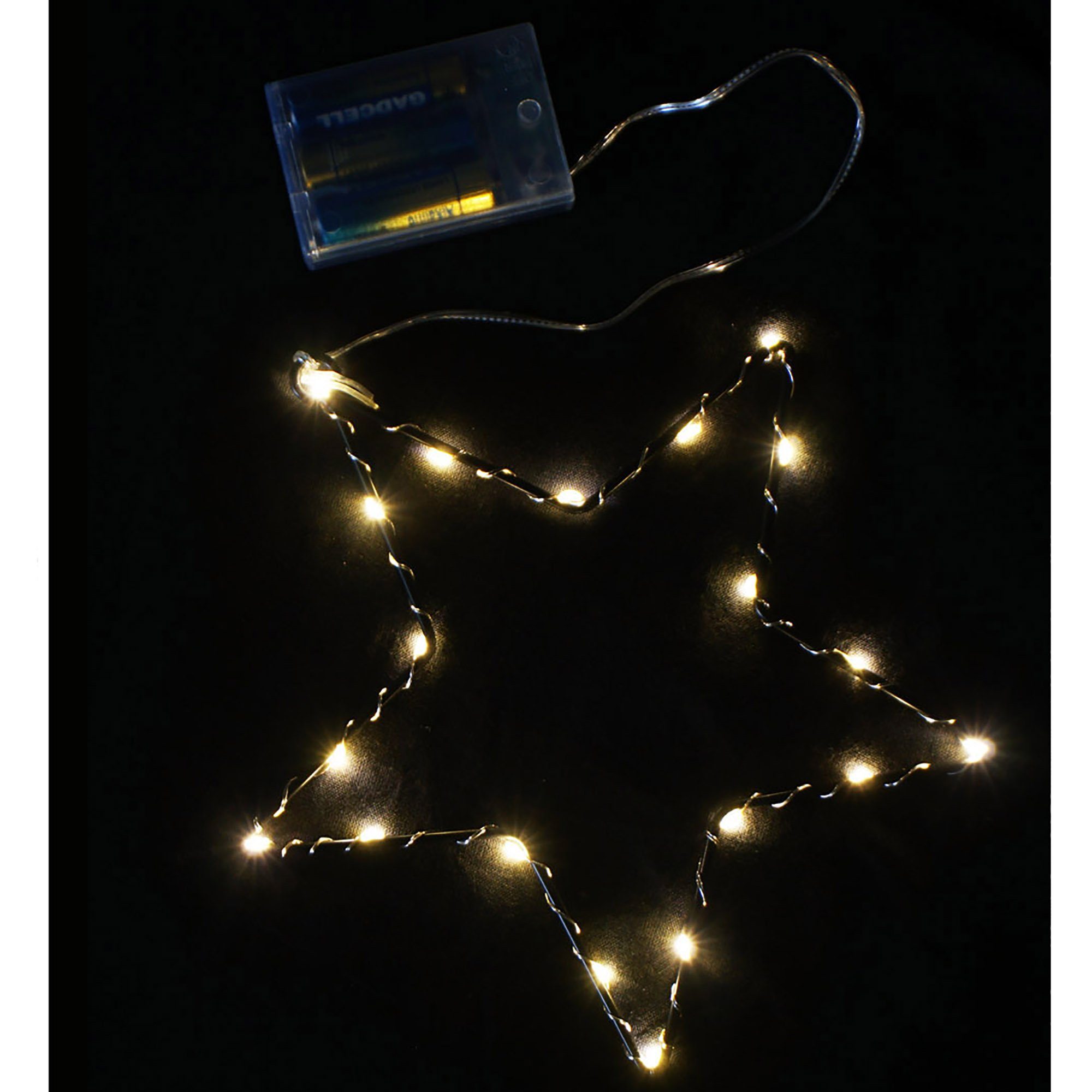Annastore LED Stern LED Weihnachtsstern Beleuchtung - warmweiß mit Timer, b günstig online kaufen