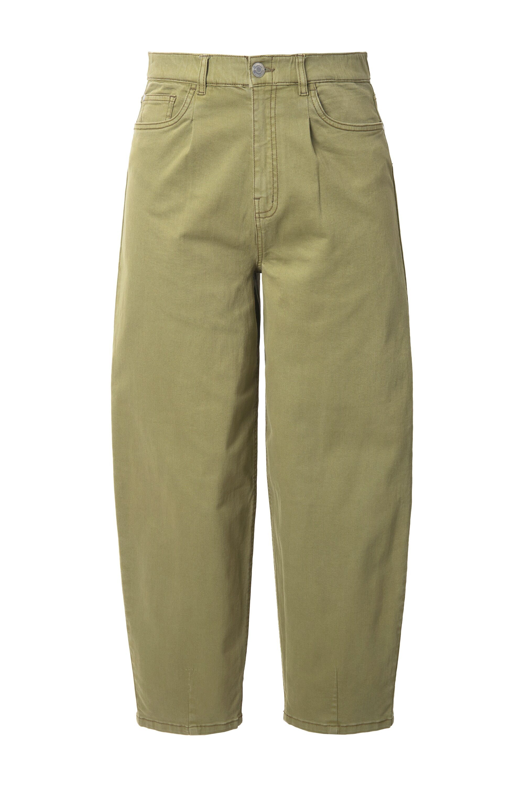 Studio Untold Regular-fit-Jeans Ballon-Jeans 5-Pocket elastischer Twill günstig online kaufen