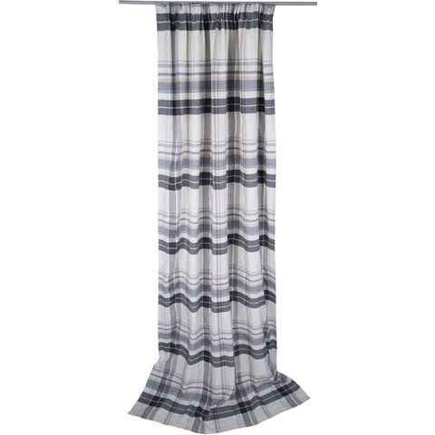 Vorhang Cosy New Check, TOM TAILOR HOME, Smokband (1 St), blickdicht, Wirkware, HxB: 260x135