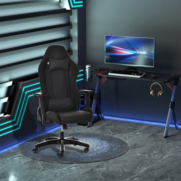 Vinsetto Schreibtischstuhl Gaming Stuhl mit verstellbaren Armlehnen