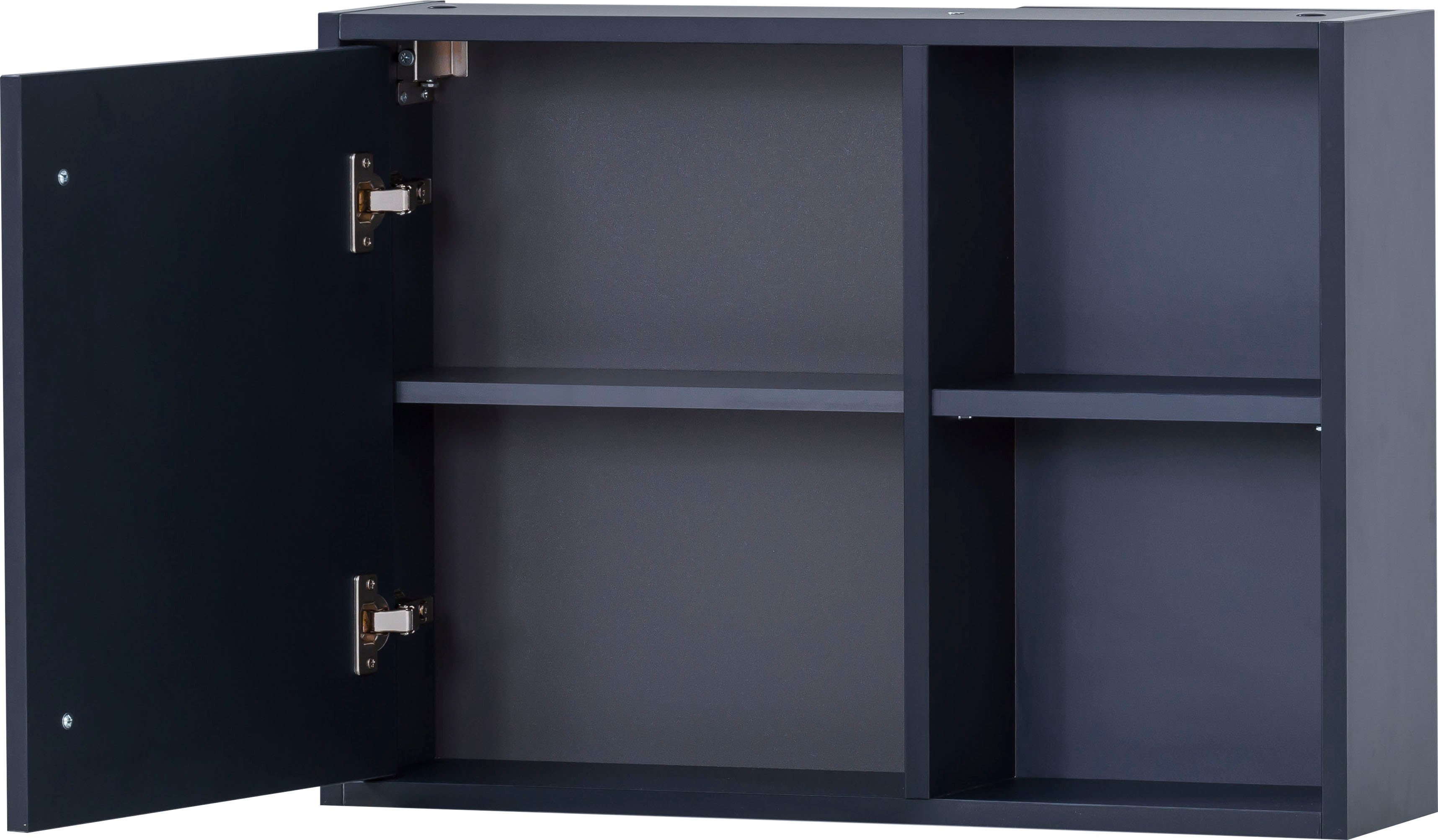 welltime Hängeschrank Kent mit goldfarbenen Griffen Breite 66,8 cm, made in Germany
