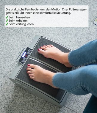 Genius Fußmassagegerät DR-HO'S MotionCiser Fußmassage-Gerät, 3 tlg., mit Fernbedienung, Thermotherapie Bewegungstherapie Wellness Entspannung für Füße