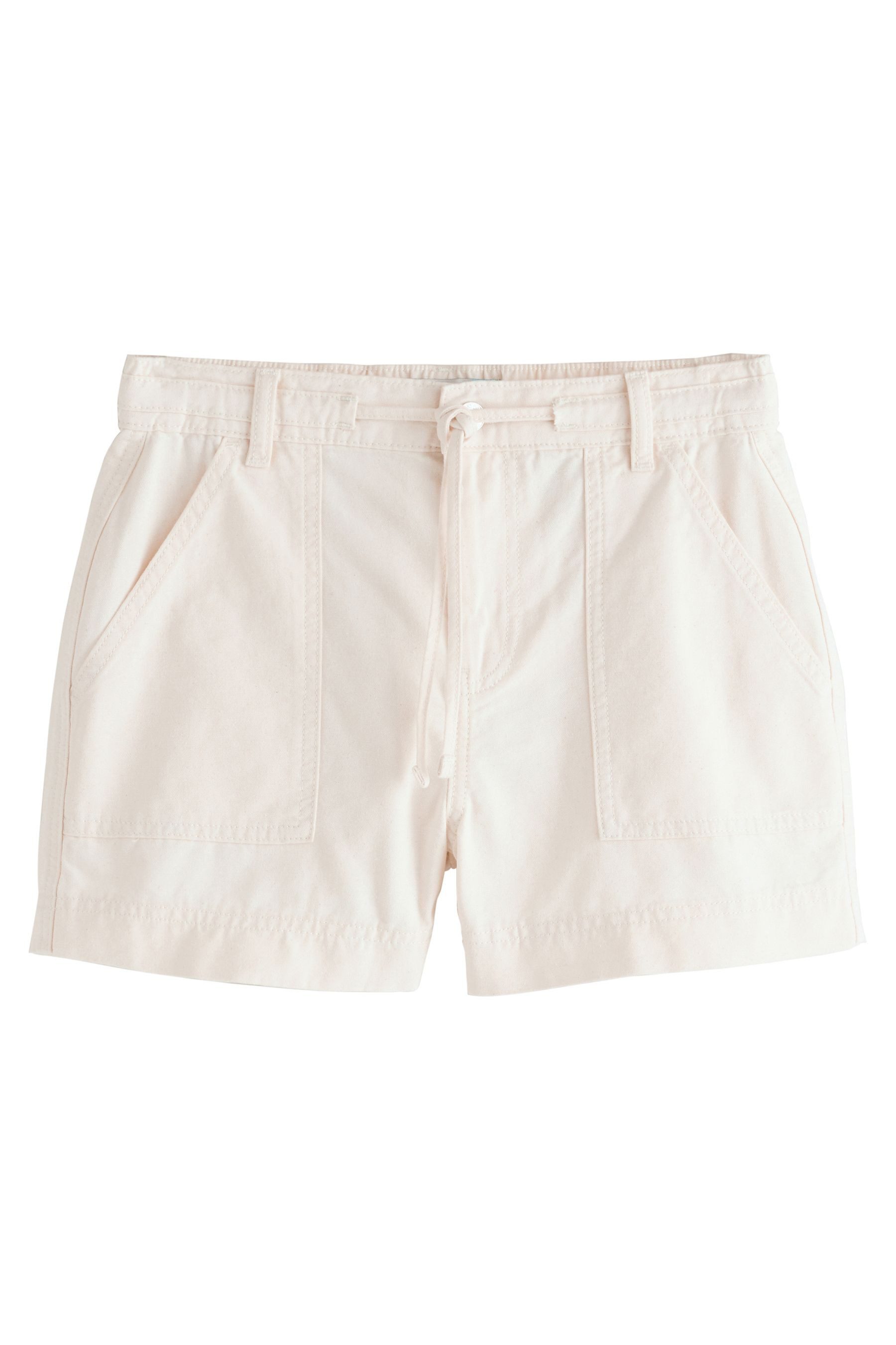 Jeansshorts Denim-Shorts mit Utility-Design