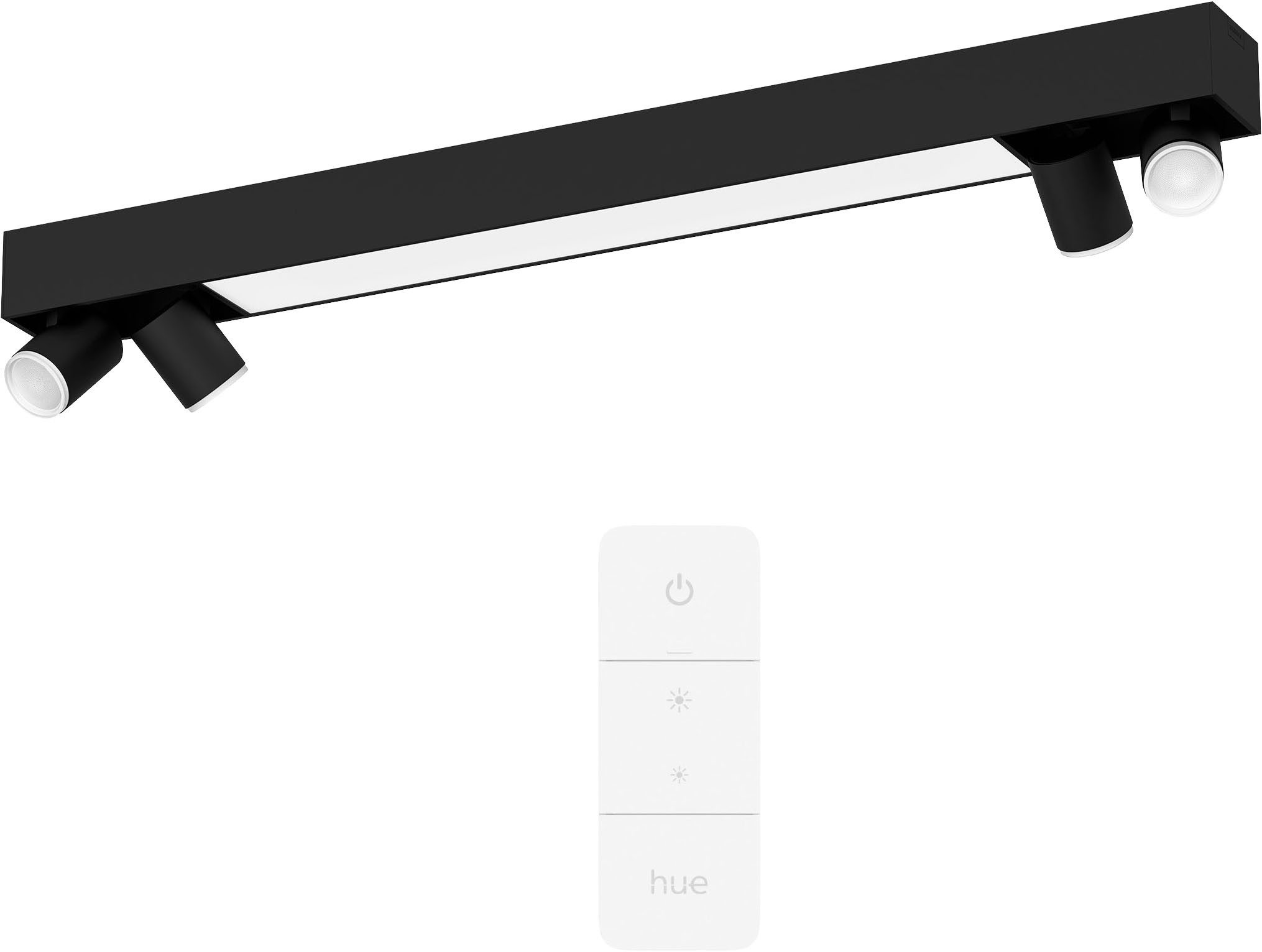 Philips Hue Smarte LED-Leuchte Bundle White & Color Ambiance Centris 4er Sp günstig online kaufen