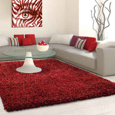 Hochflor-Teppich »Life Shaggy 1500«, Ayyildiz Teppiche, rechteckig, Höhe 30 mm, Langflor, ideal für Wohnzimmer & Schlafzimmer, uni, große Farbauswahl, robust und strapazierfähig