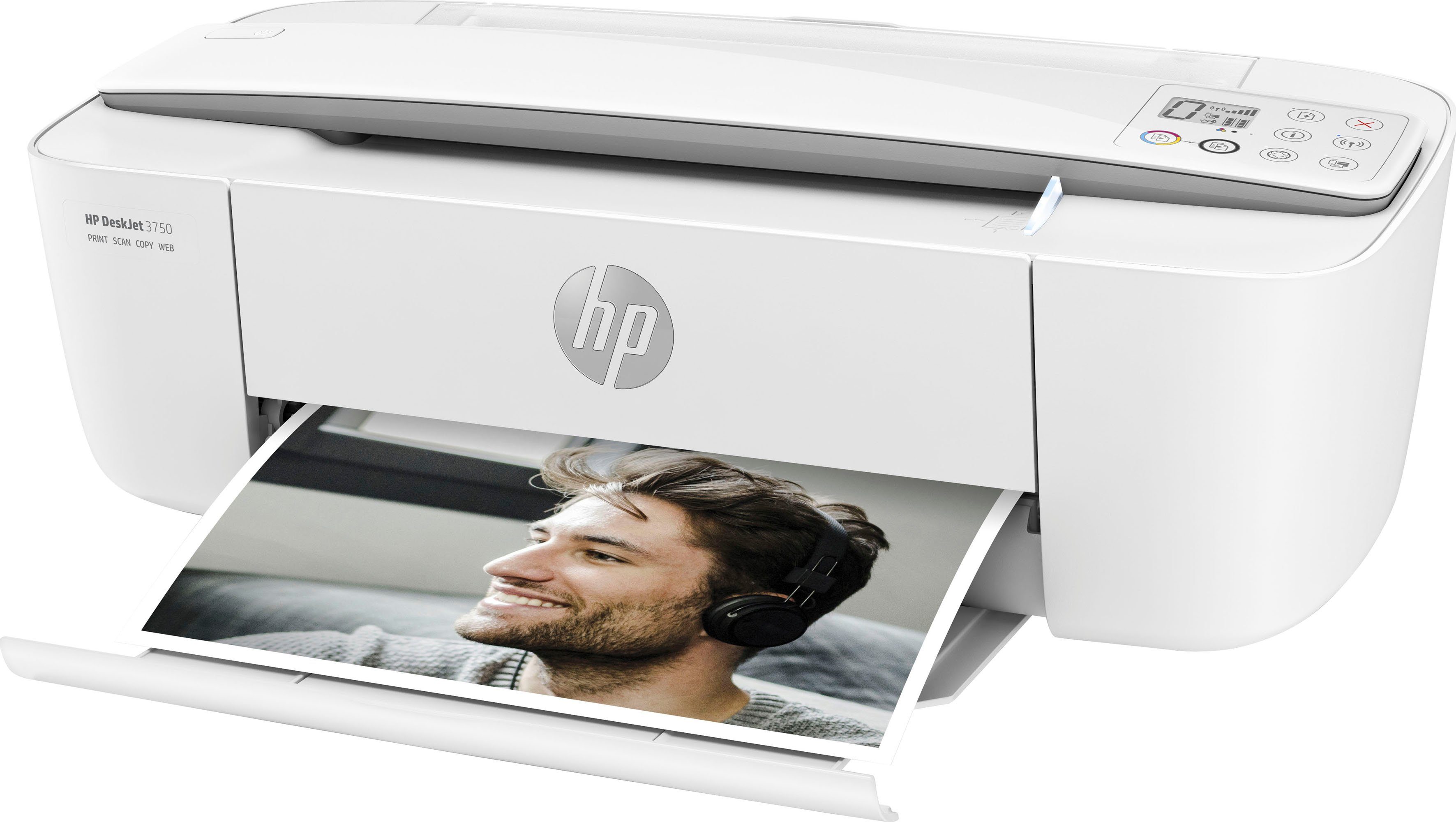 HP Drucker DeskJet 3750 (Wi-Fi), (WLAN Multifunktionsdrucker, Instant kompatibel) Ink HP