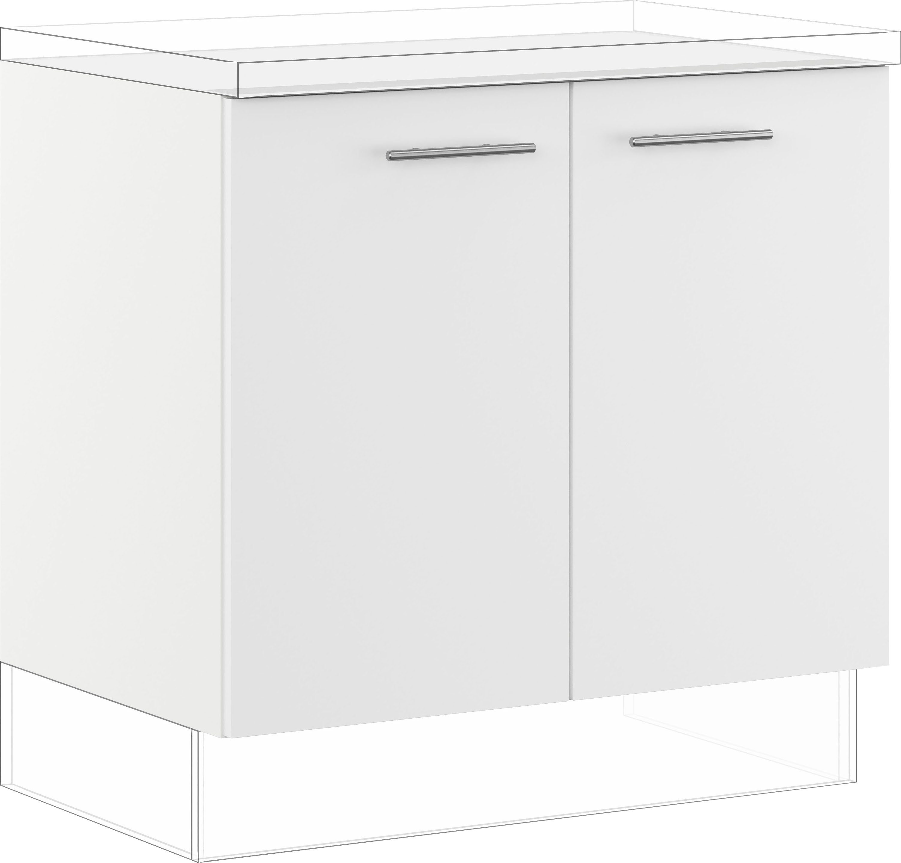 IMPULS KÜCHEN Spülenunterschrank "Prag und Valencia", Breite/Höhe: 90/72,3 cm vormontiert, mit Soft-Close