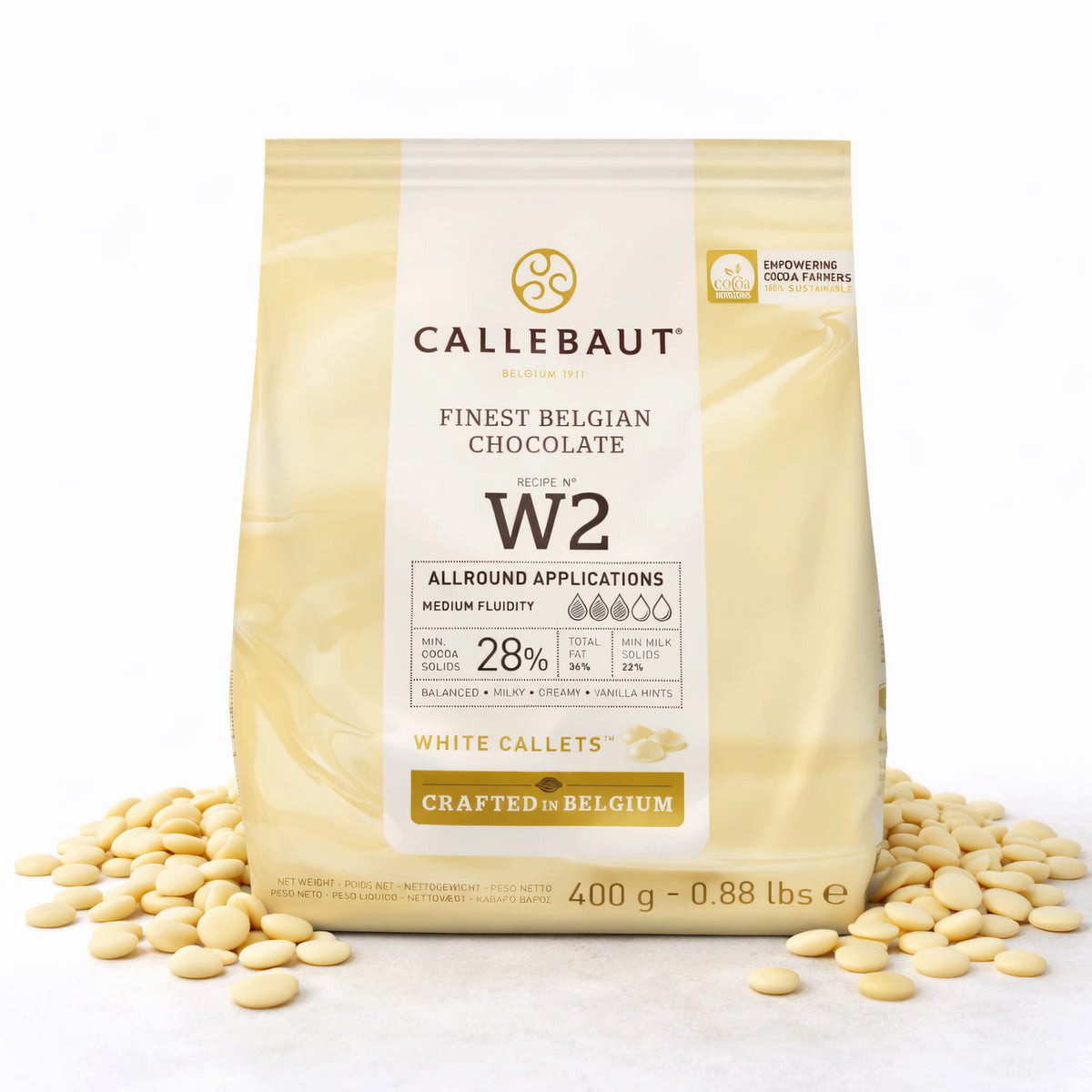 Callebaut Schokolade Callebaut W2 Kuvertüre Callets