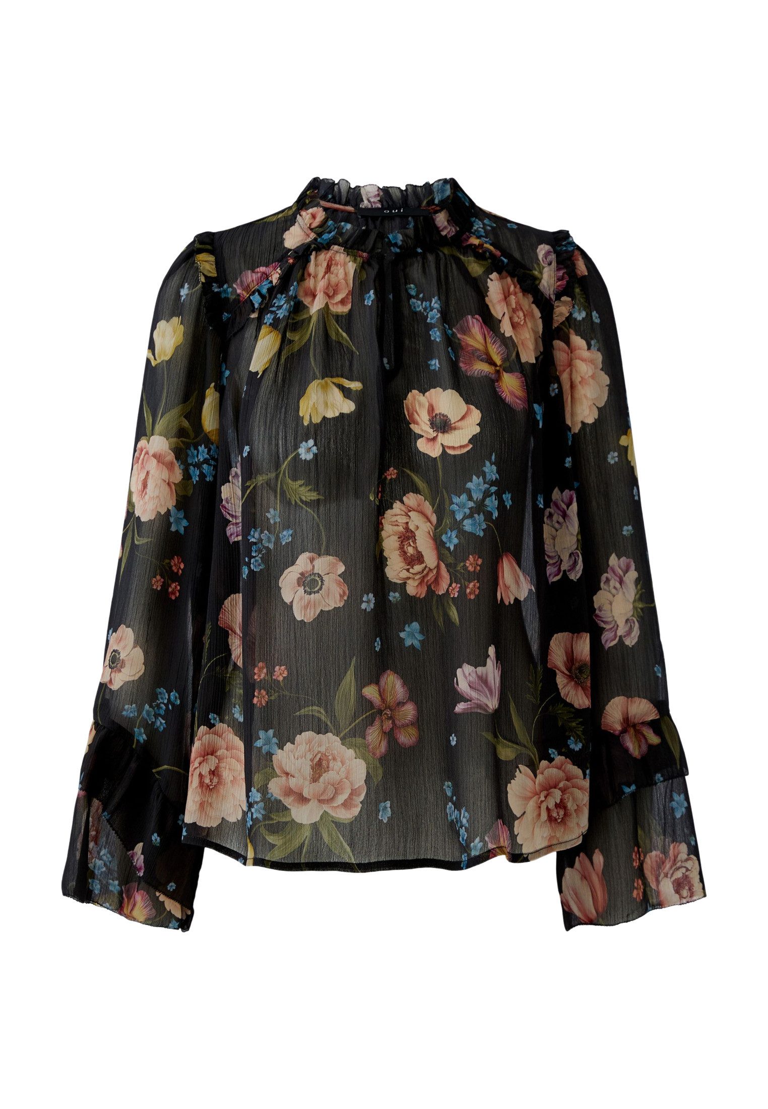 Oui Langarmbluse Bluse günstig online kaufen