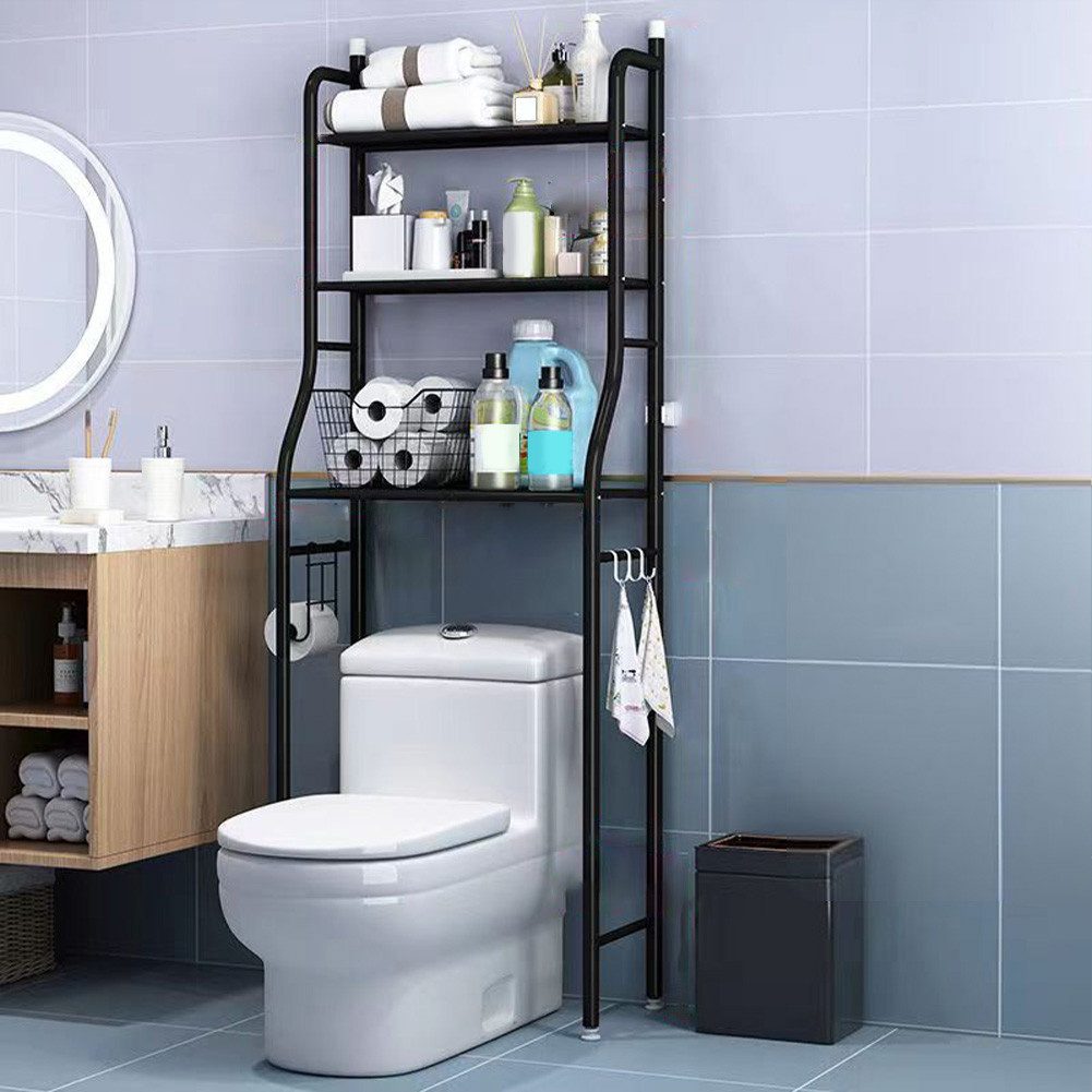 GarveeMore Badregal Metall-Organisationsregal über der Toilette mit abnehmb günstig online kaufen