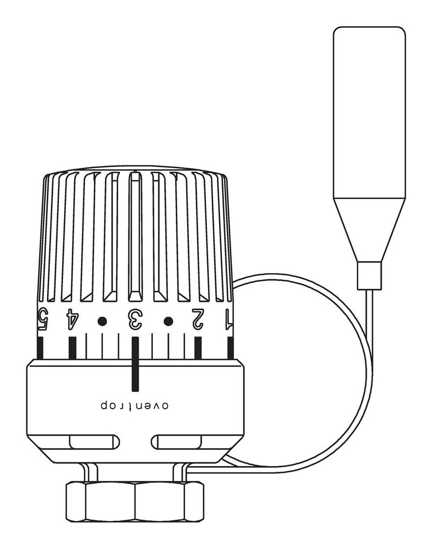 Oventrop Heizkörperthermostat, Uni LH M 30 x 1,5 Skalenkappe 0 ^ 1-5, m. Nu günstig online kaufen