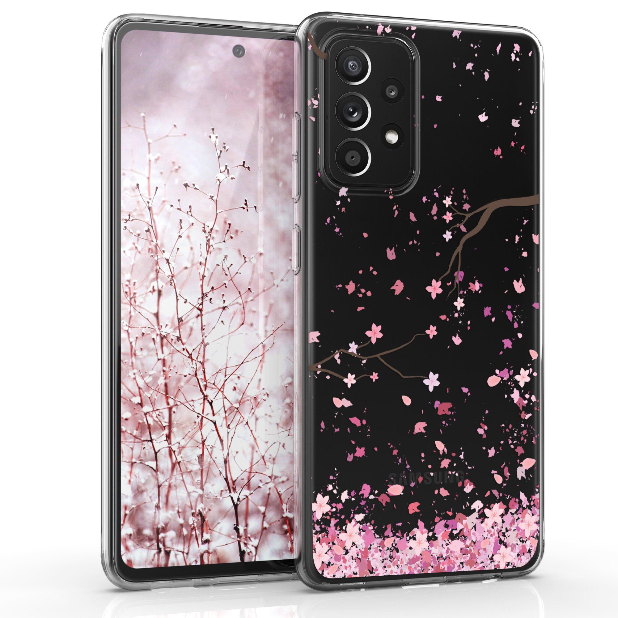 kwmobile Handyhülle Case für Samsung Galaxy A52 / A52 5G / A52s 5G, Hülle  Silikon transparent - Silikonhülle