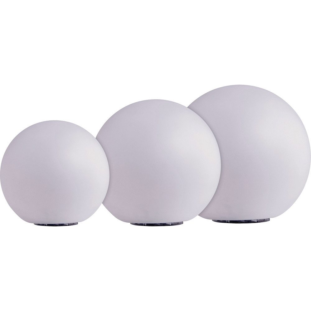 HEITRONIC Gartenleuchte Heitronic 35422 BOULE LED-Leuchtkugel LED LED fest eingebaut Weiß
