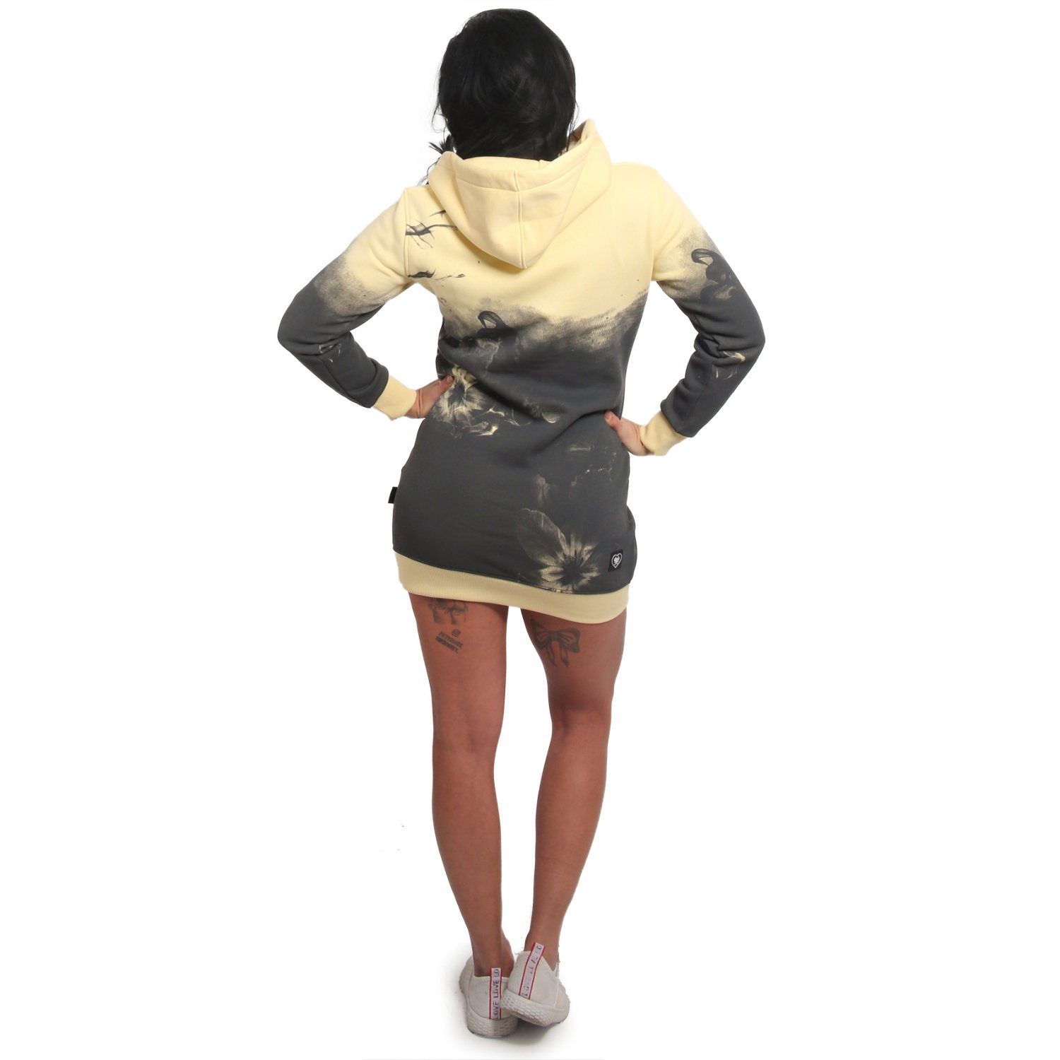 YAKUZA Sweatkleid Liquid Rose