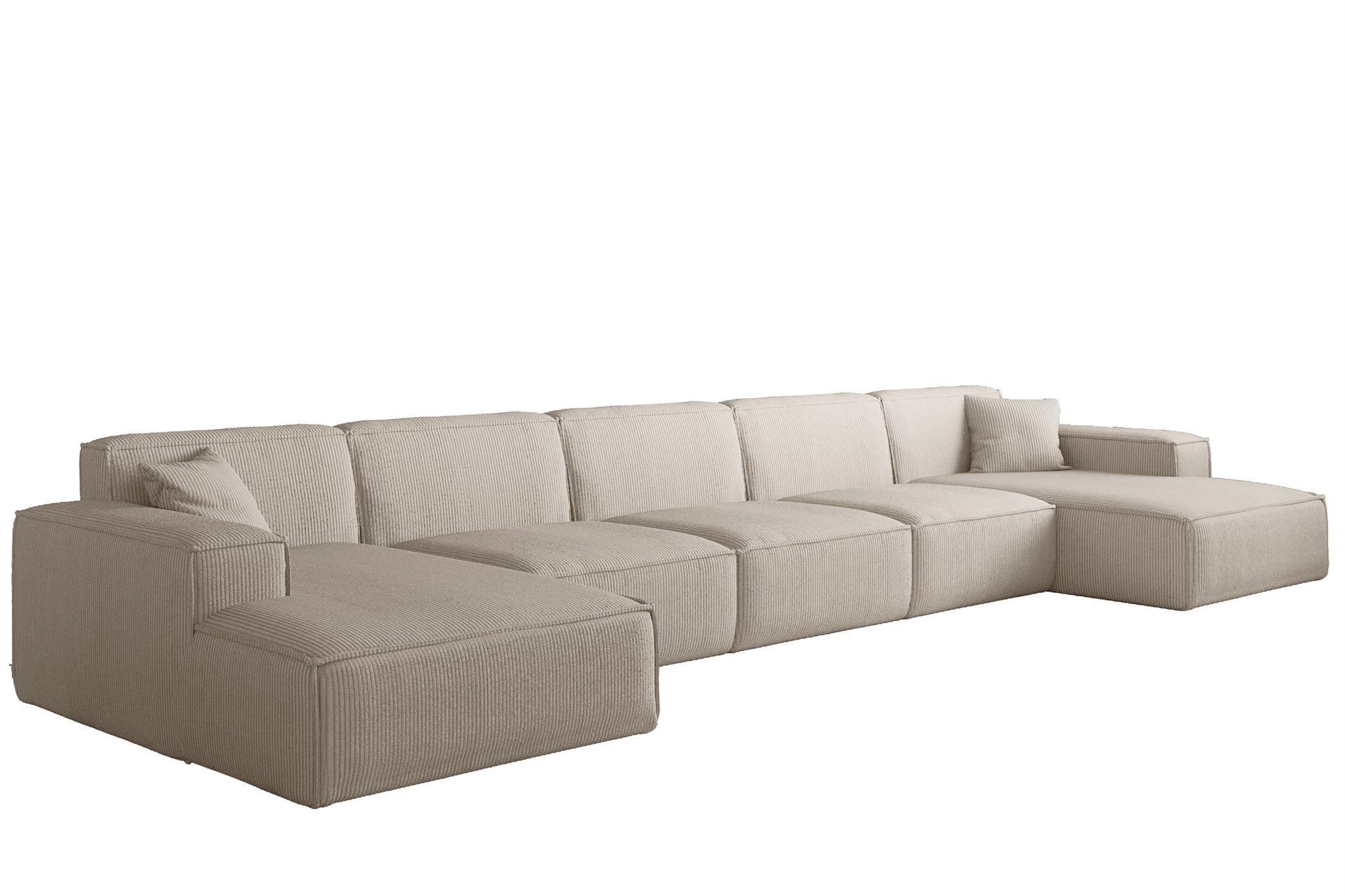Fun Möbel Wohnlandschaft Sofa U-Form CELES günstig online kaufen