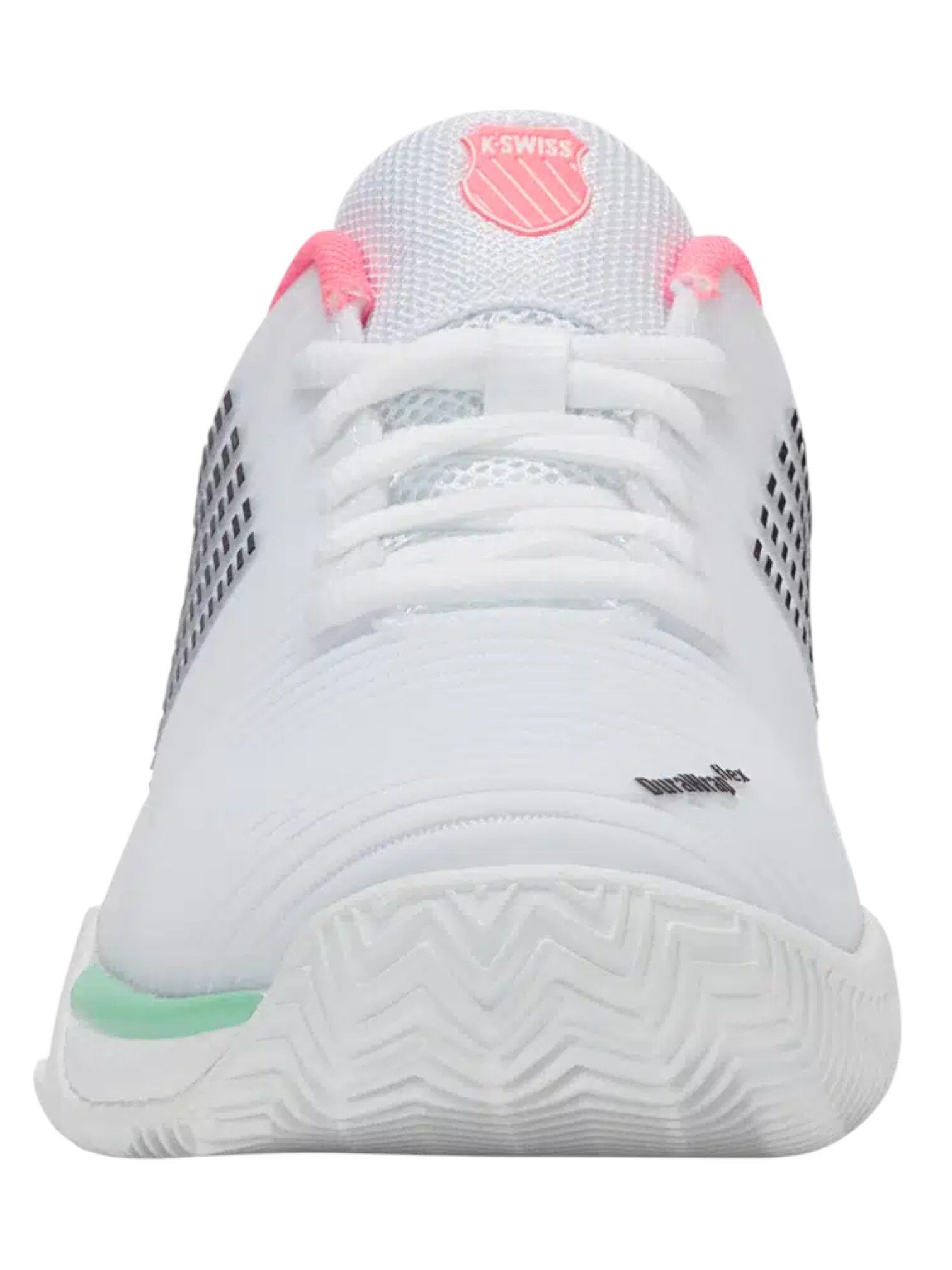 K-Swiss Performance Hypercourt Express 2 HB Clay/Sandplatz weiss/pink/mint Damen Tennisschuh – Bild 5 von 5