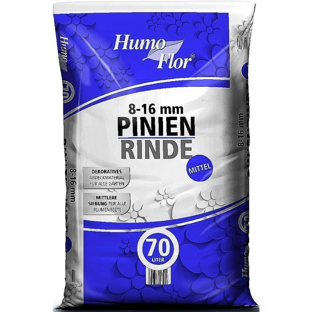 HumoFlor Pinienrinde Pinienrinde 70l mittel Pinienmulch Pinienborke Gartenpinie, 70 l