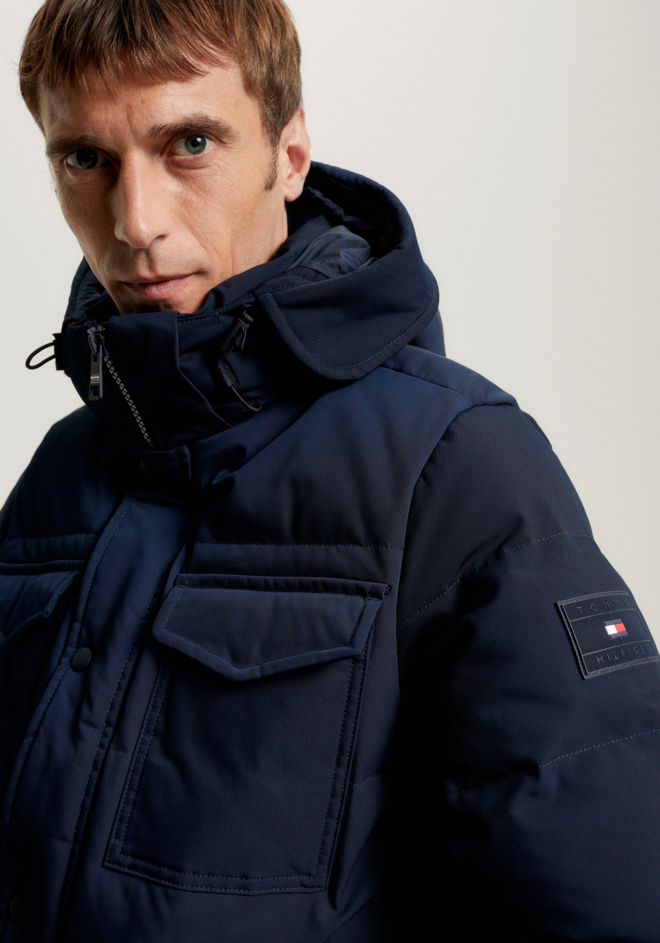 Parka Hilfiger Desert PARKA ROCKIE Tommy UTILITY Sky