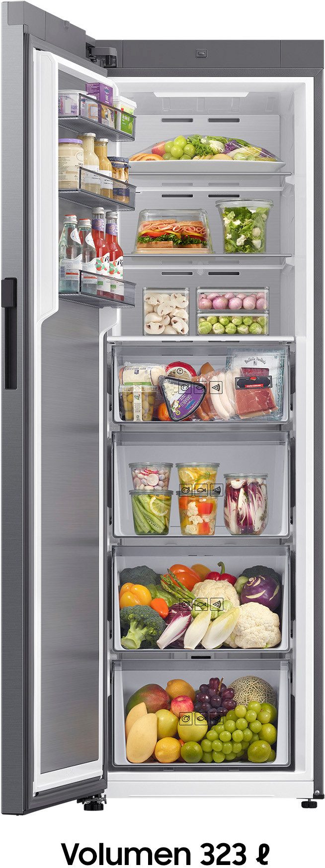 Samsung Gefrierschrank RZ80H32HDTEF, 185,8 cm hoch, 59,5 cm breit