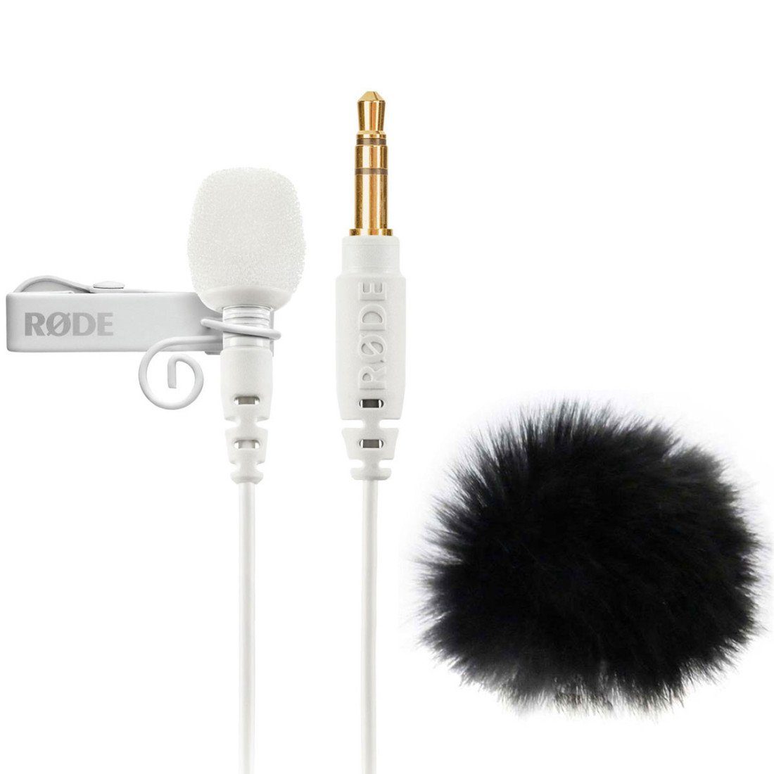 RØDE Mikrofon Rode Lavalier GO WH Lavaliermikrofon mit Wndschutz