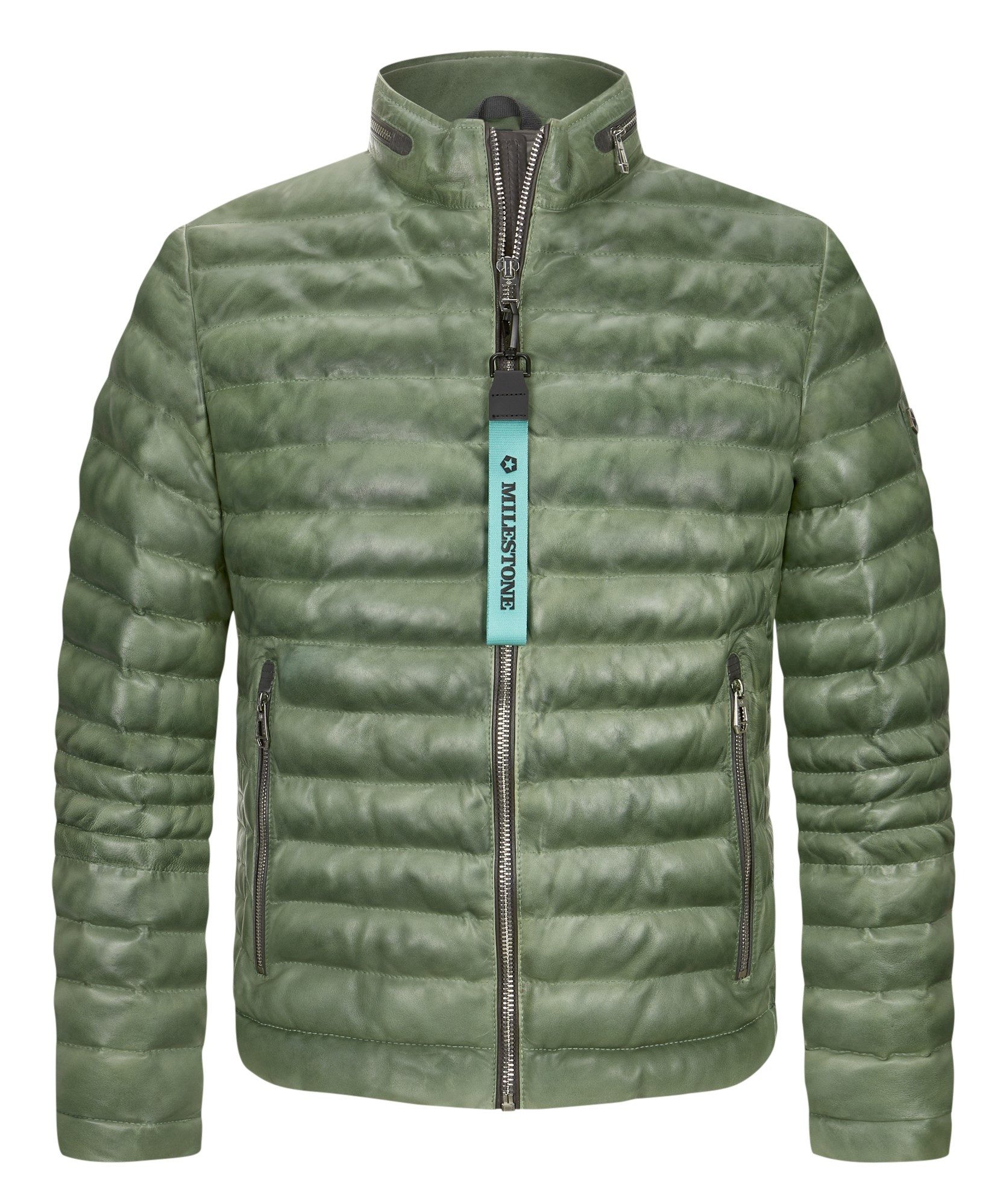 Milestone Lederjacke MSCavallino leichte Steppjacke aus feinem Lammleder günstig online kaufen