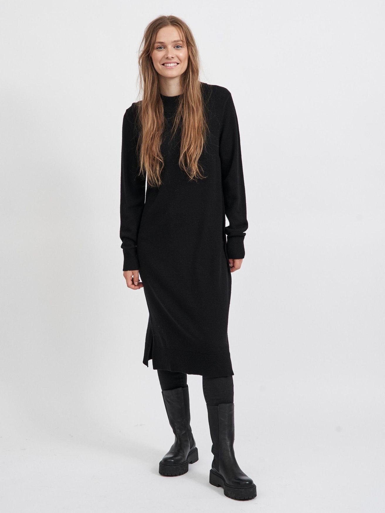 Vila Shirtkleid (lang) VIRIL CREW NECK günstig online kaufen