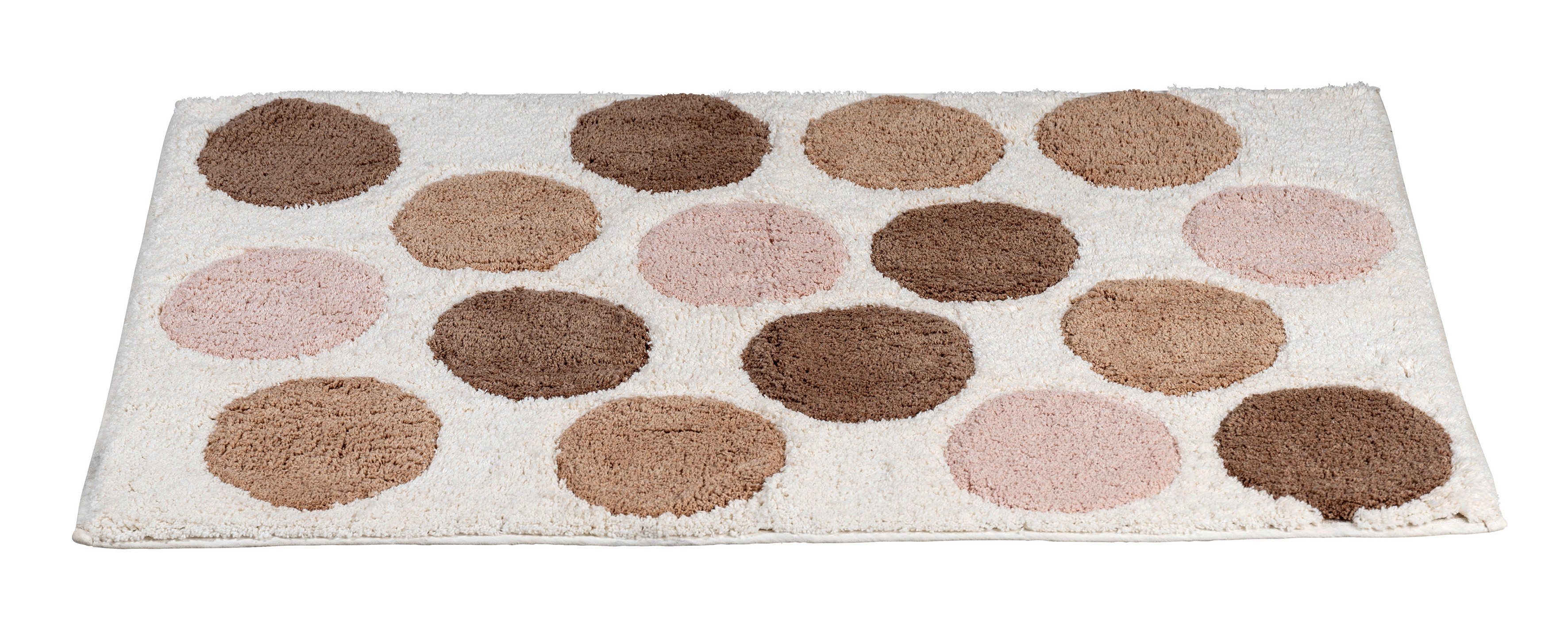 WENKO Badematte Tibet, Höhe 15 mm, rechteckig, BxL: 50 x 80 cm