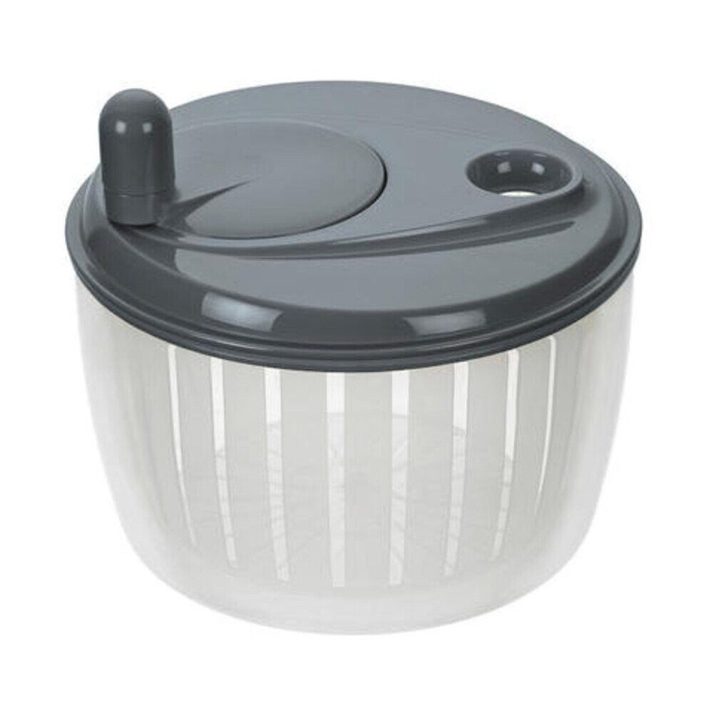 Lurch Salatschleuder Salatschleuder mit Kurbel 23 cm grau, Salatschleuder mit Kurbel, Kunststoff