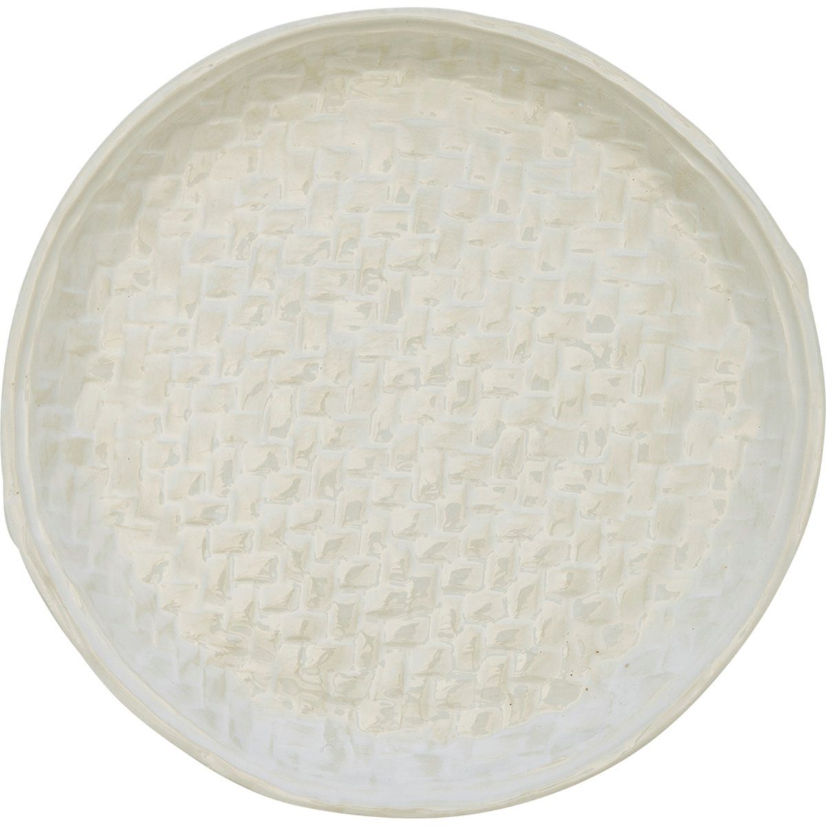 Greengate Frühstücksteller Woven Frühstücksteller off white 22,5cm