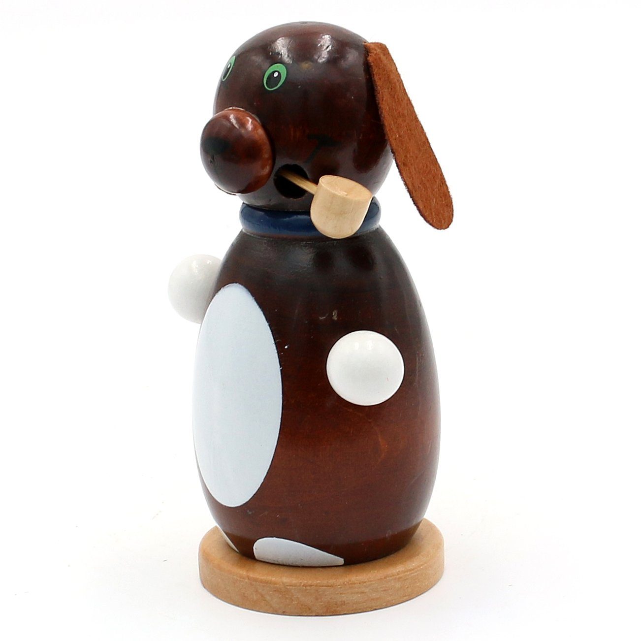 Dekohelden24 Räuchermännchen Holz-Räuchermann Hund, in braun, ca. 13 cm, (1 günstig online kaufen