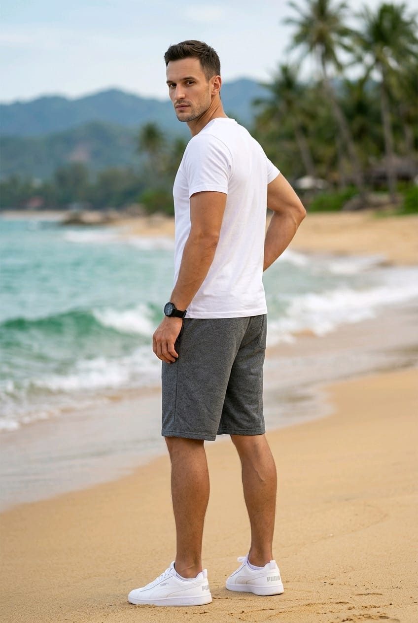 Reslad Sweatshorts Reslad Kurze Hosen Herren Sporthose RS-5096 (1-tlg., Jogginghose kurz Sporthose kurze Hose) Jogginghose kurz Laufhose Sweathose Trainingshose