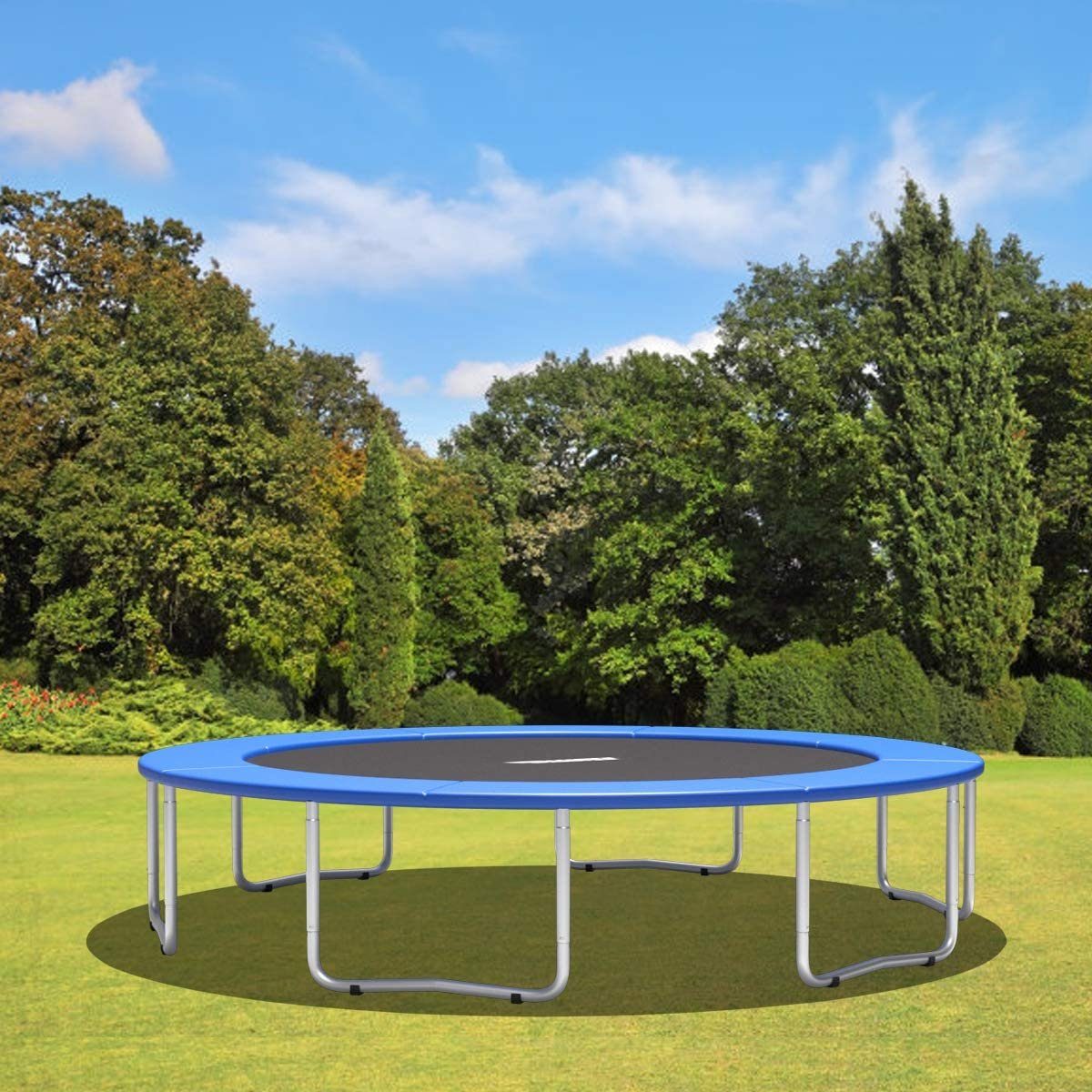 COSTWAY Trampolin-Abdeckplane Federabdeckung