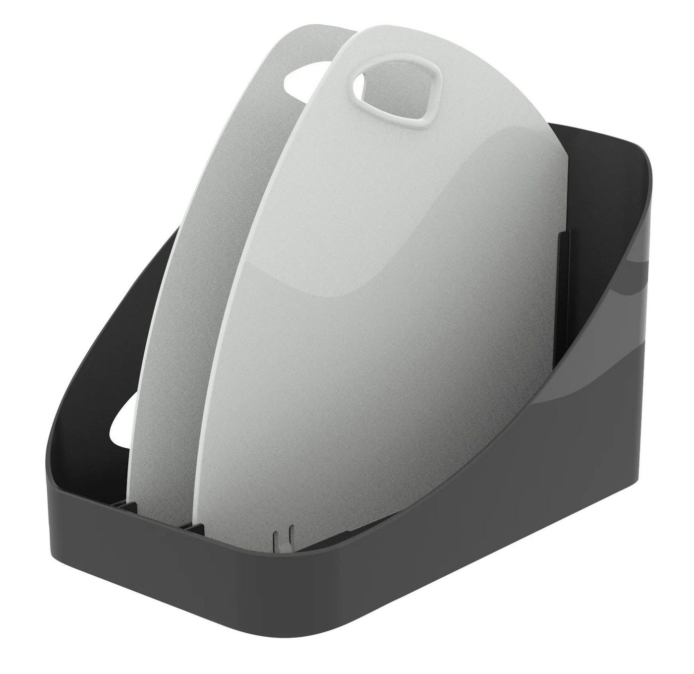 Thumbnail - EXACOMPTA Stehsammler Flex Box, Office - Schwarz/grau - 3501440D, Stehsammler