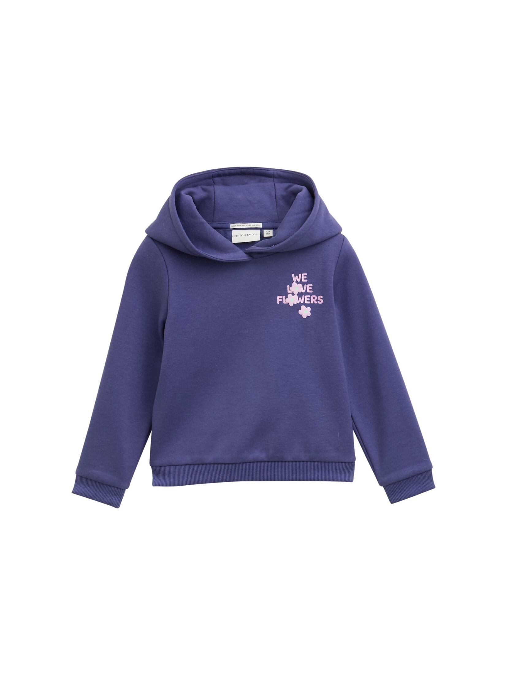 TOM TAILOR Sweatshirt Strick & Sweatshirts Hoodie Sweatshirt mit Blumen-Motiv