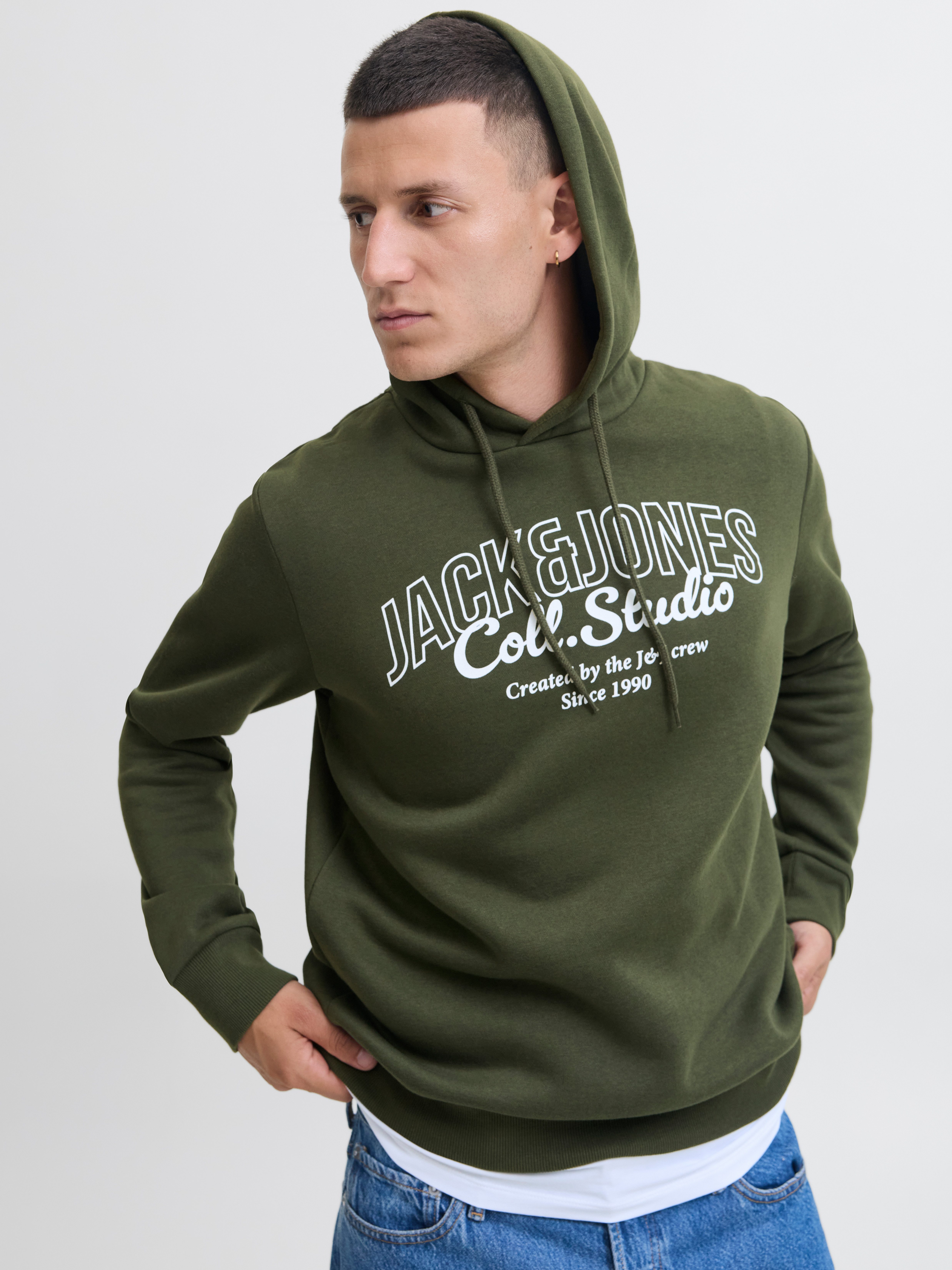 Jack & Jones Kapuzensweatshirt JJMAKOTO SWEAT HOOD günstig online kaufen