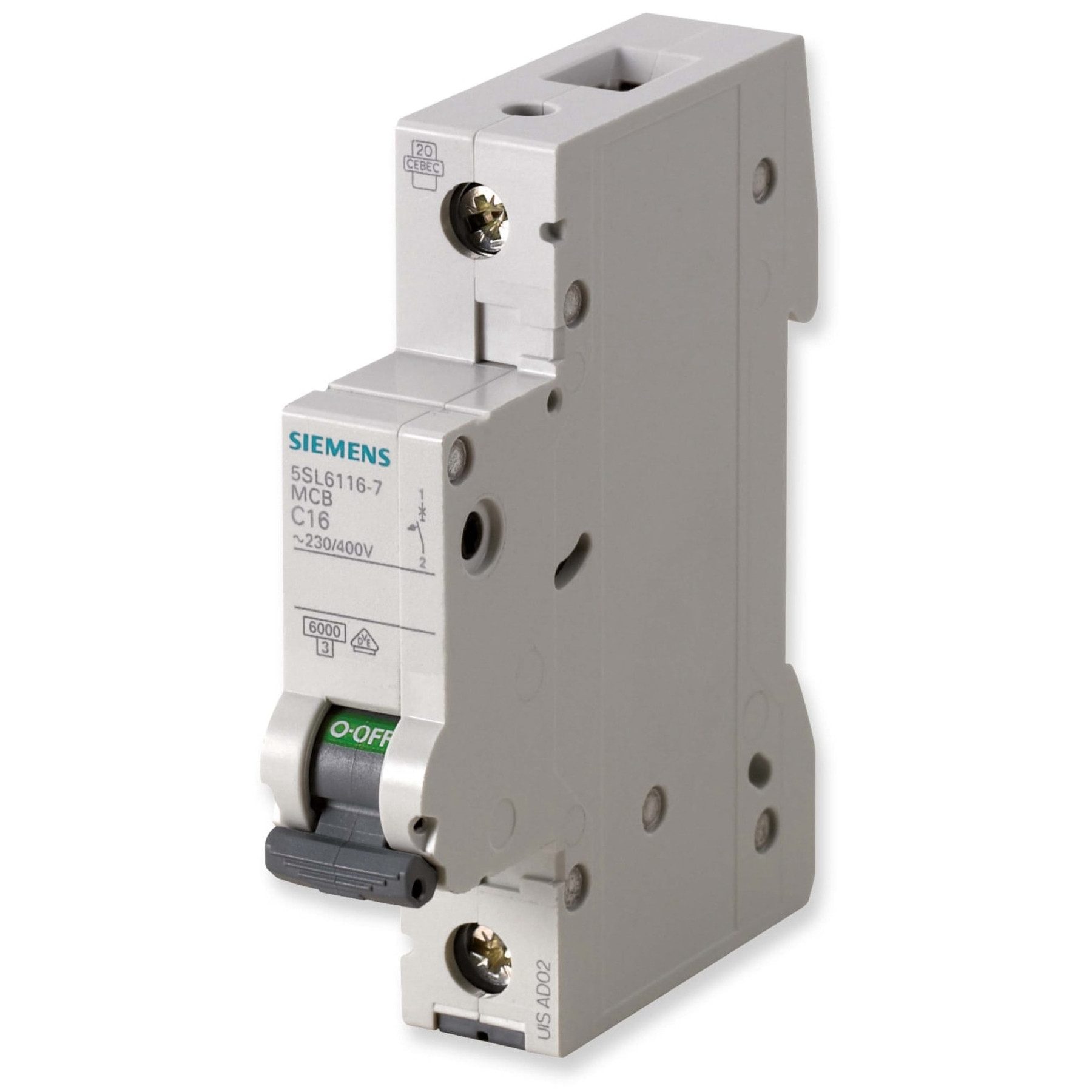 SIEMENS Schalter SIEMENS Leitungsschutzschalter 5SL6102-7, C 2A