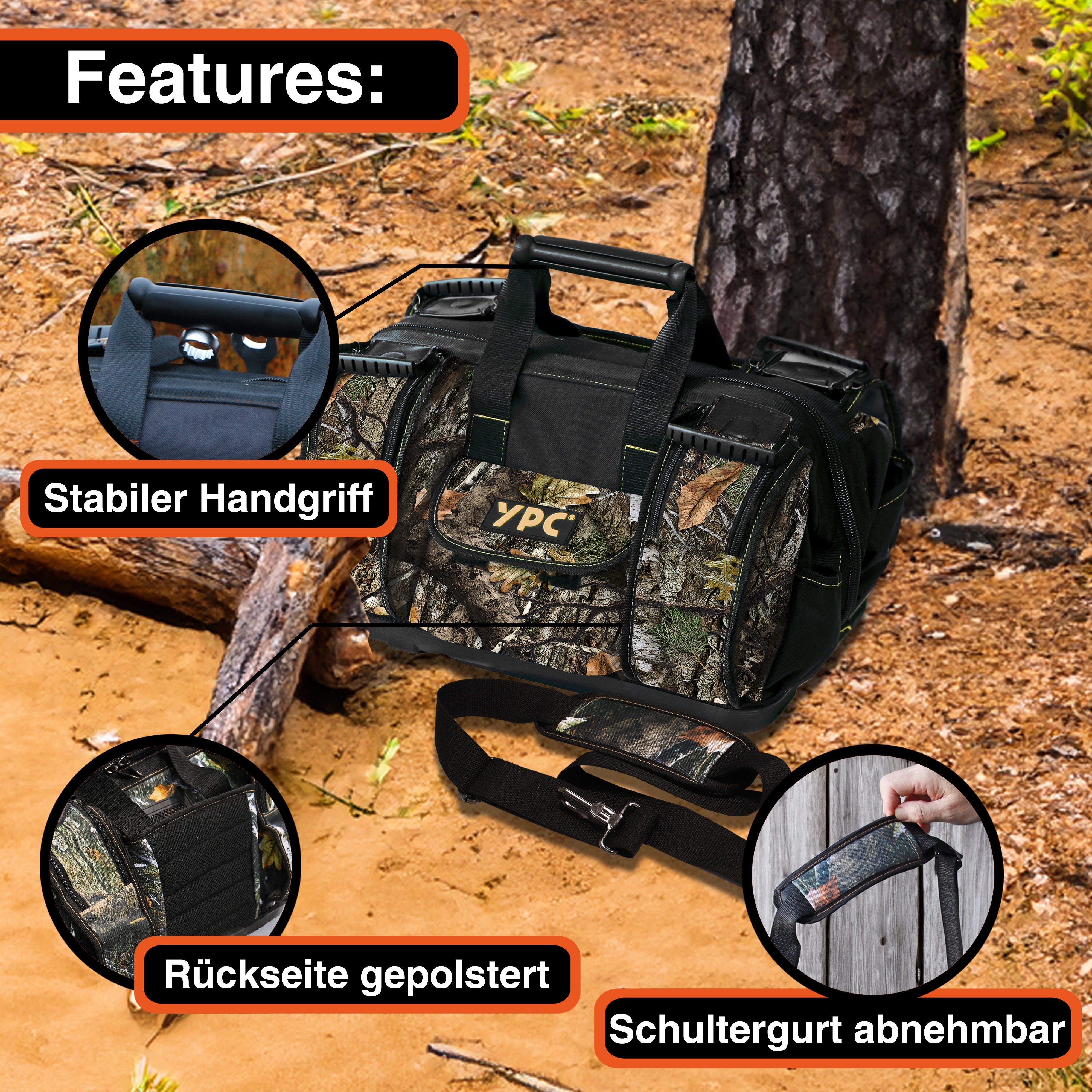 YPC Werkzeugtasche Werkzeugtasche XXL, 42x30x25cm Wasserfest